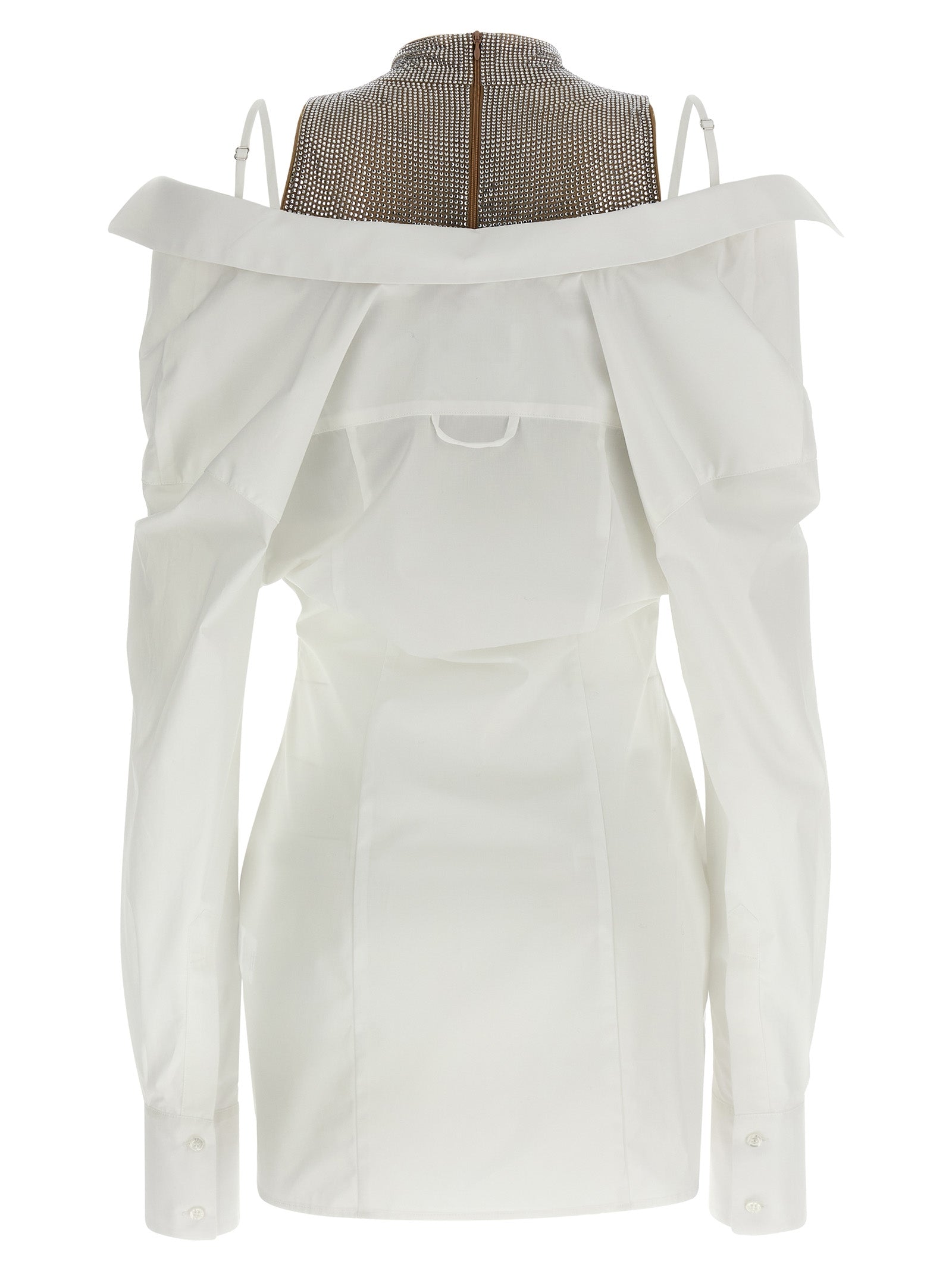 Giuseppe Di Morabito White Cotton Short Dress