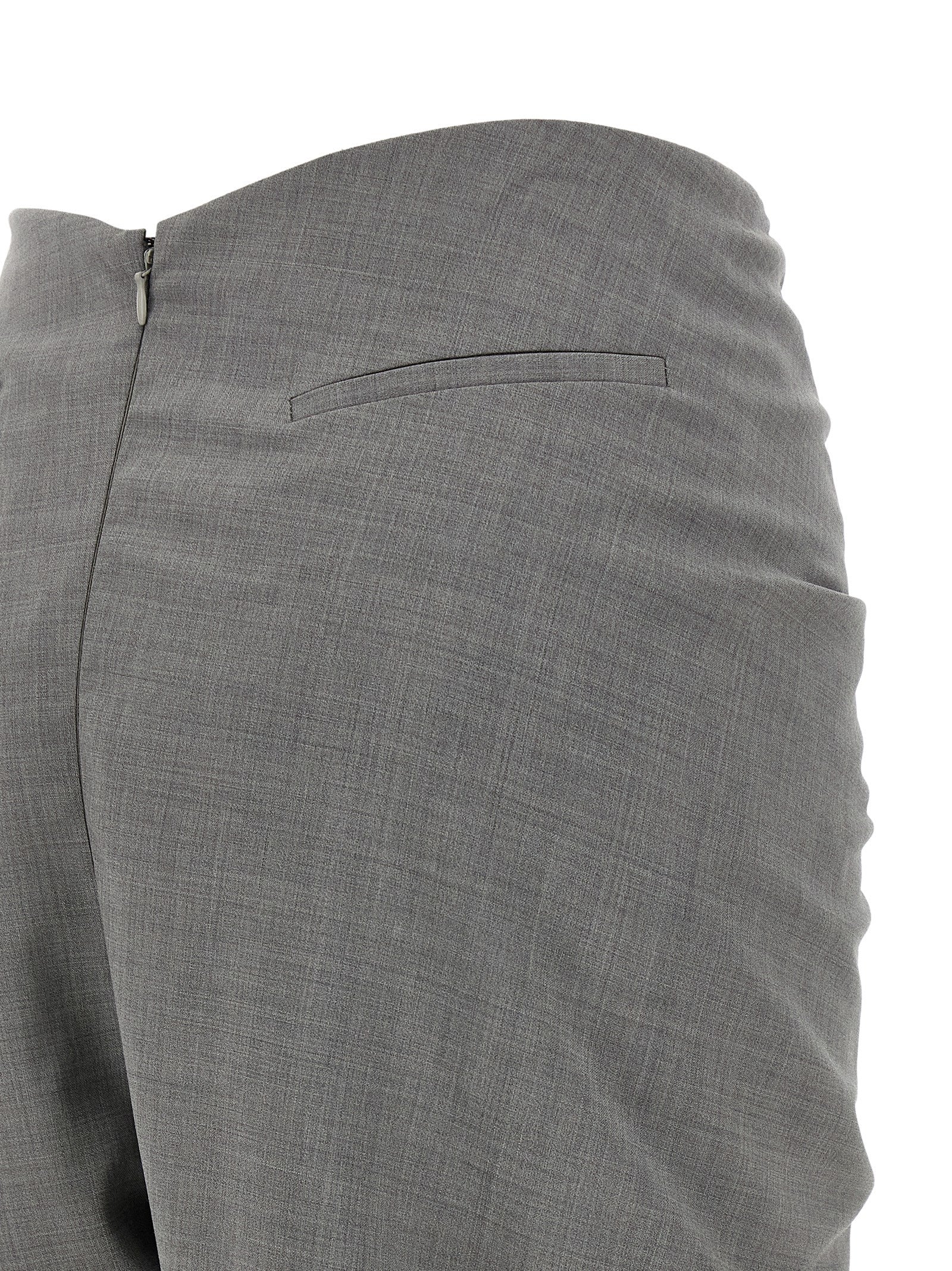 Giuseppe Di Morabito Gray Virgin Wool Dress Pants