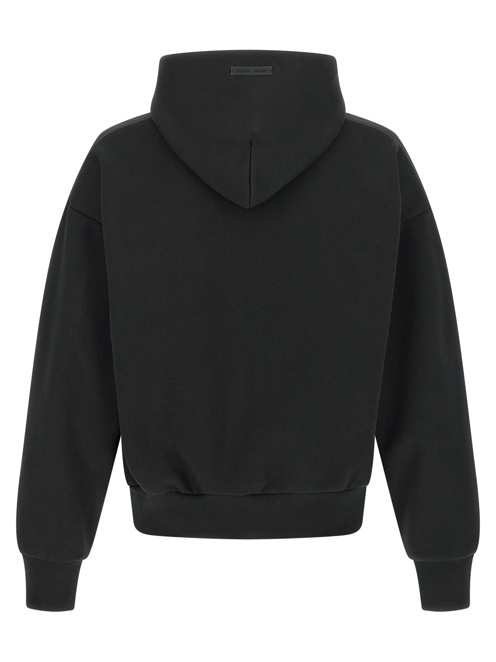 FEAR OF GOD ESSENTIAL Black Cotton Sweatshirt