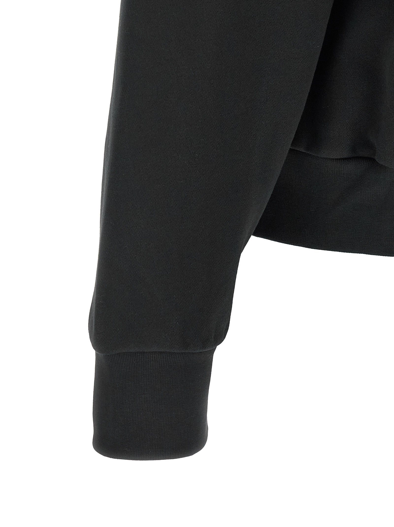 FEAR OF GOD ESSENTIAL Black Cotton Sweatshirt