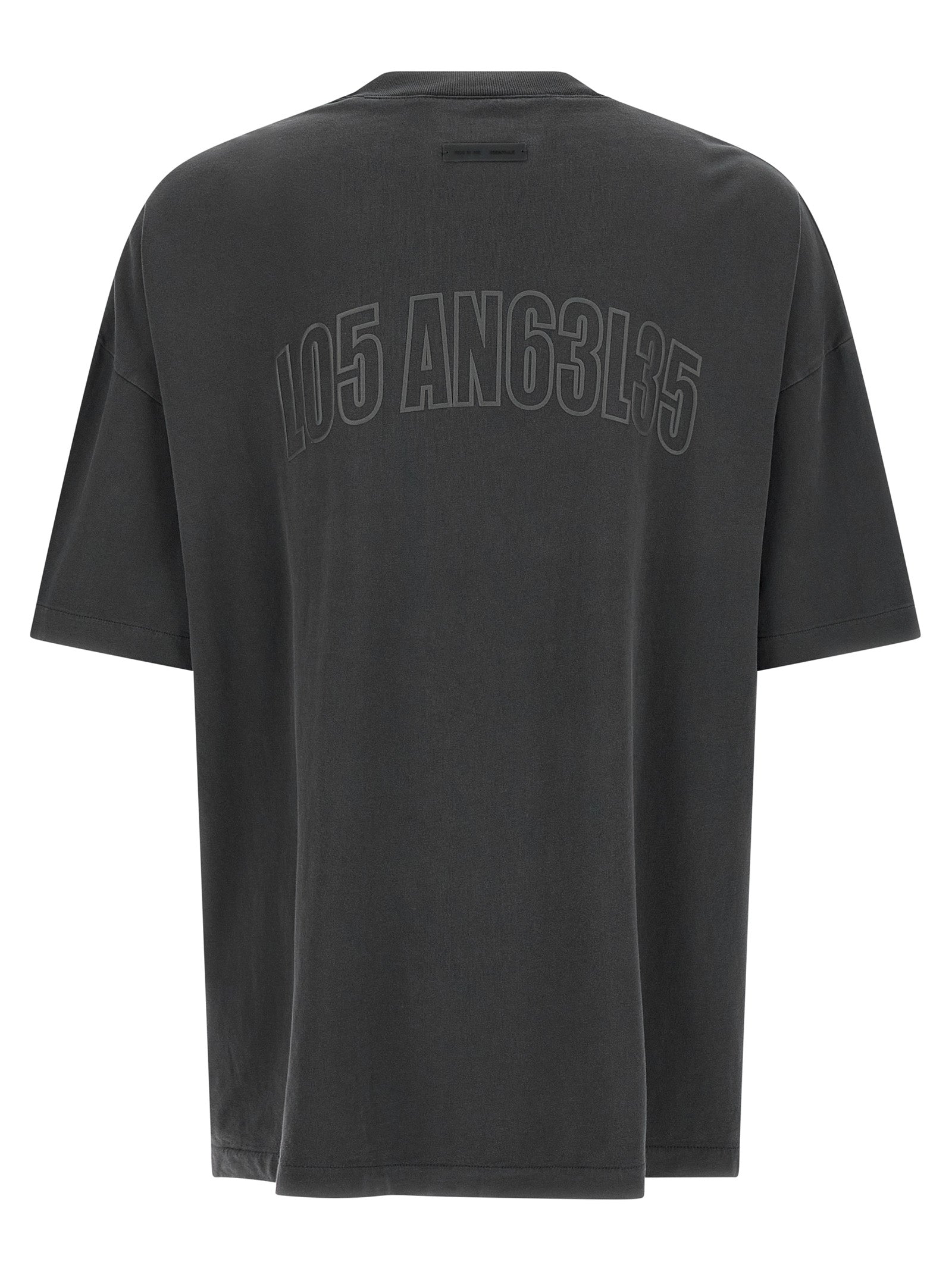 FEAR OF GOD ESSENTIAL Gray Cotton T-Shirt