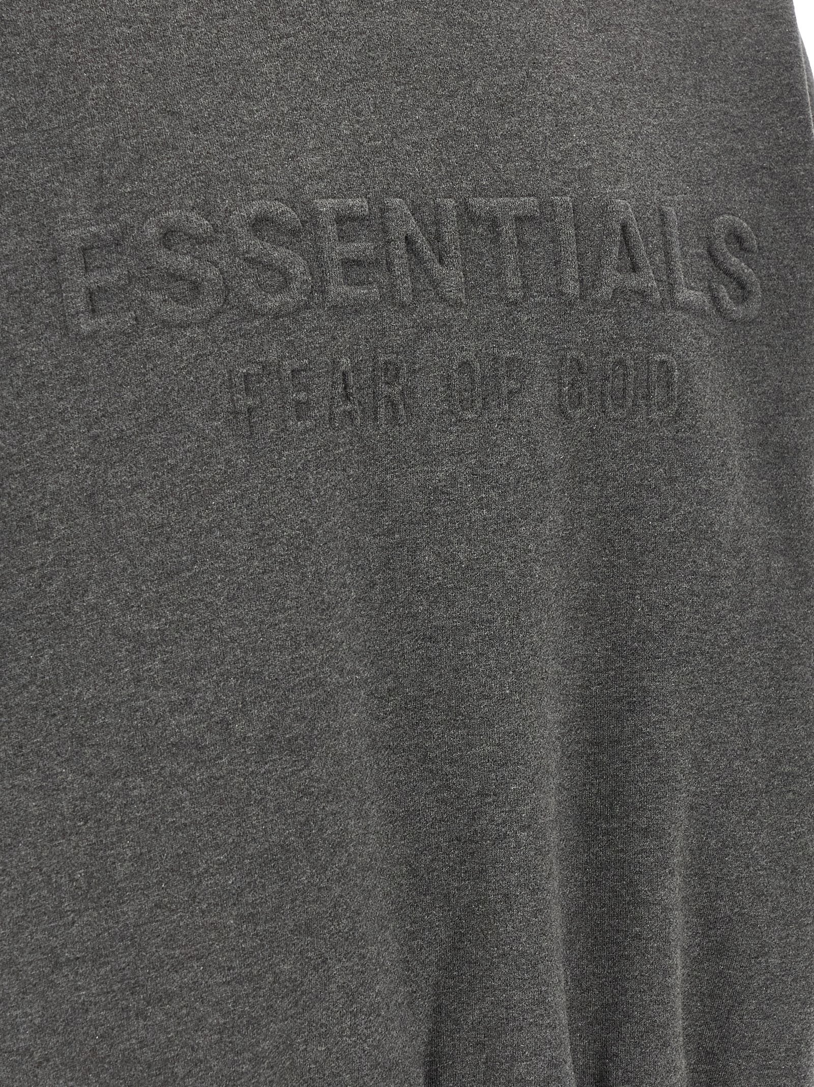 FEAR OF GOD ESSENTIAL Gray Cotton Sweatshirt
