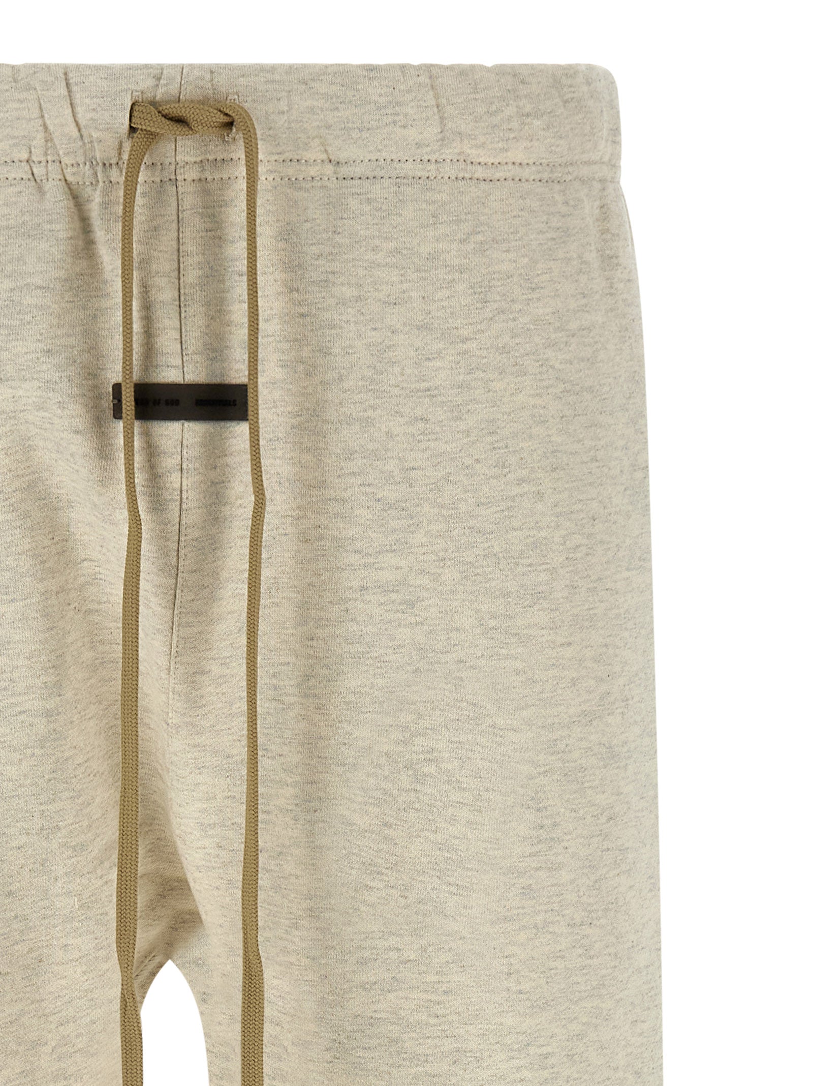 FEAR OF GOD ESSENTIAL Gray Cotton Joggers (Workout Pants)
