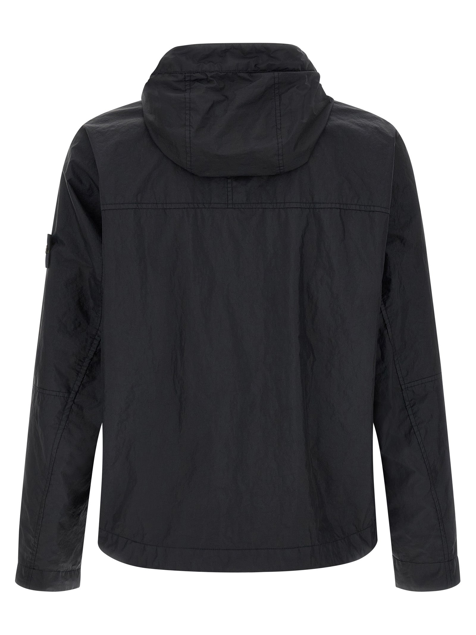 Stone Island Blue Polyamide Shell Jacket