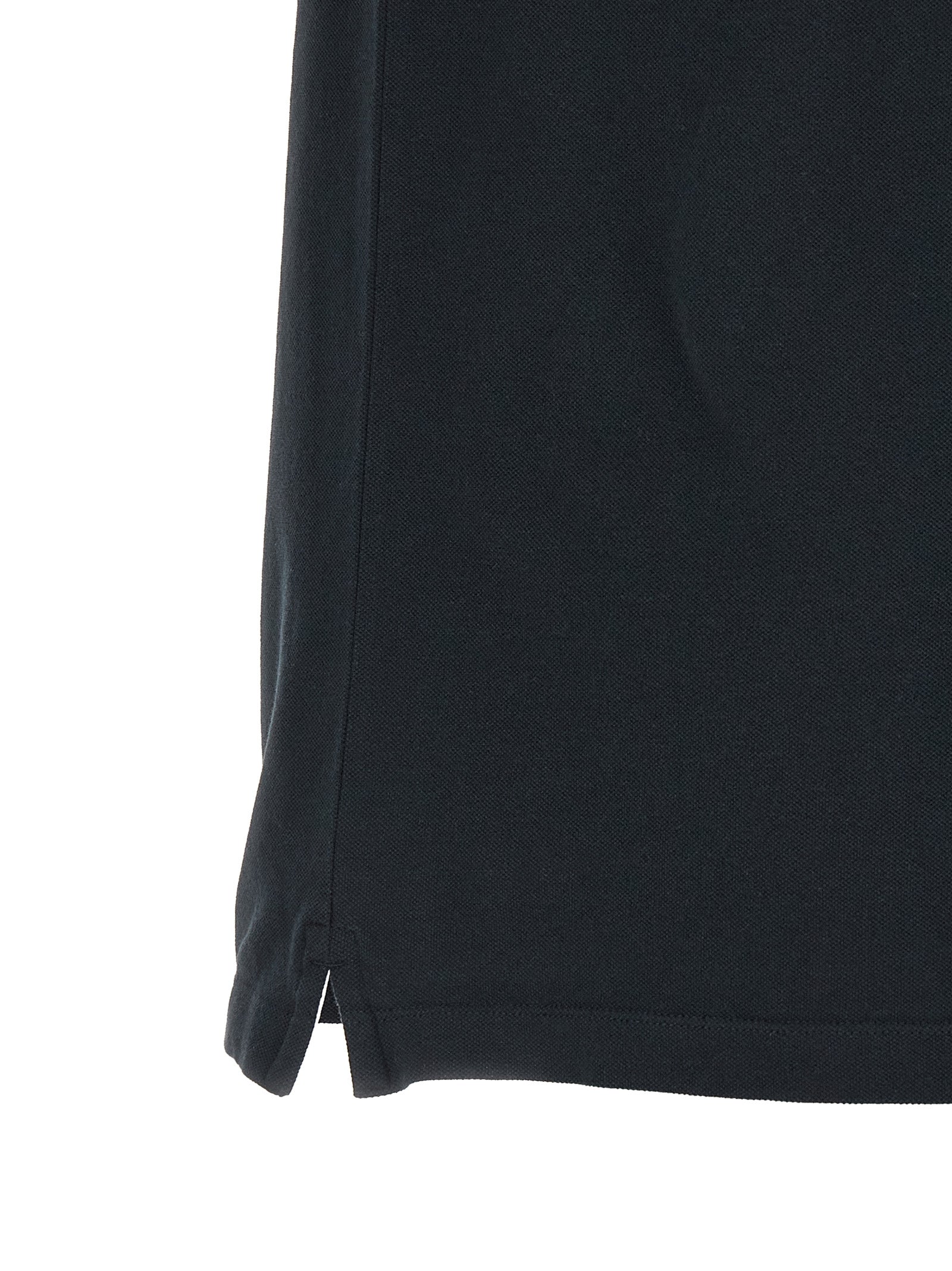 Stone Island Blue Cotton Polo Shirt