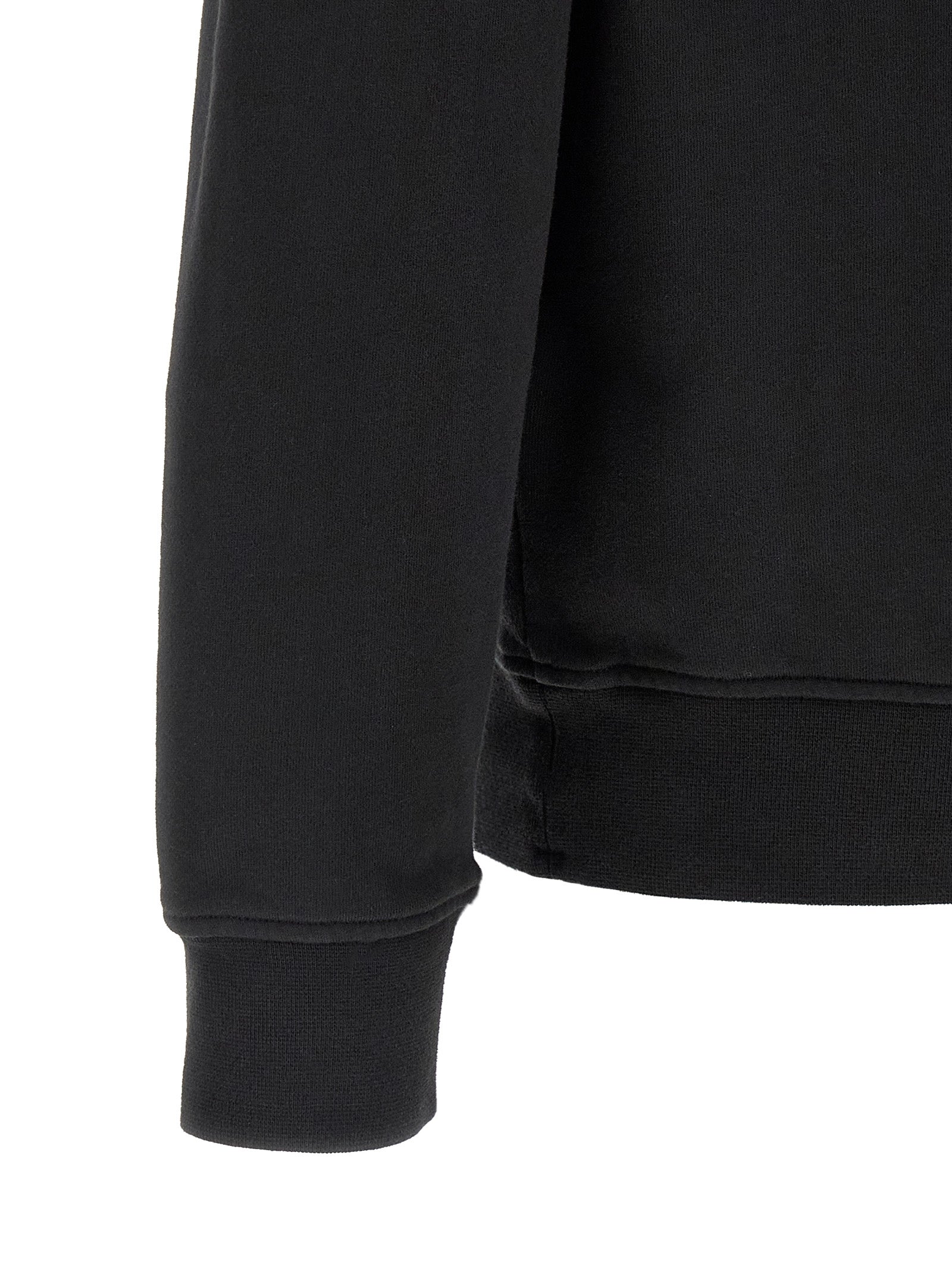 Stone Island Black Cotton Sweatshirt