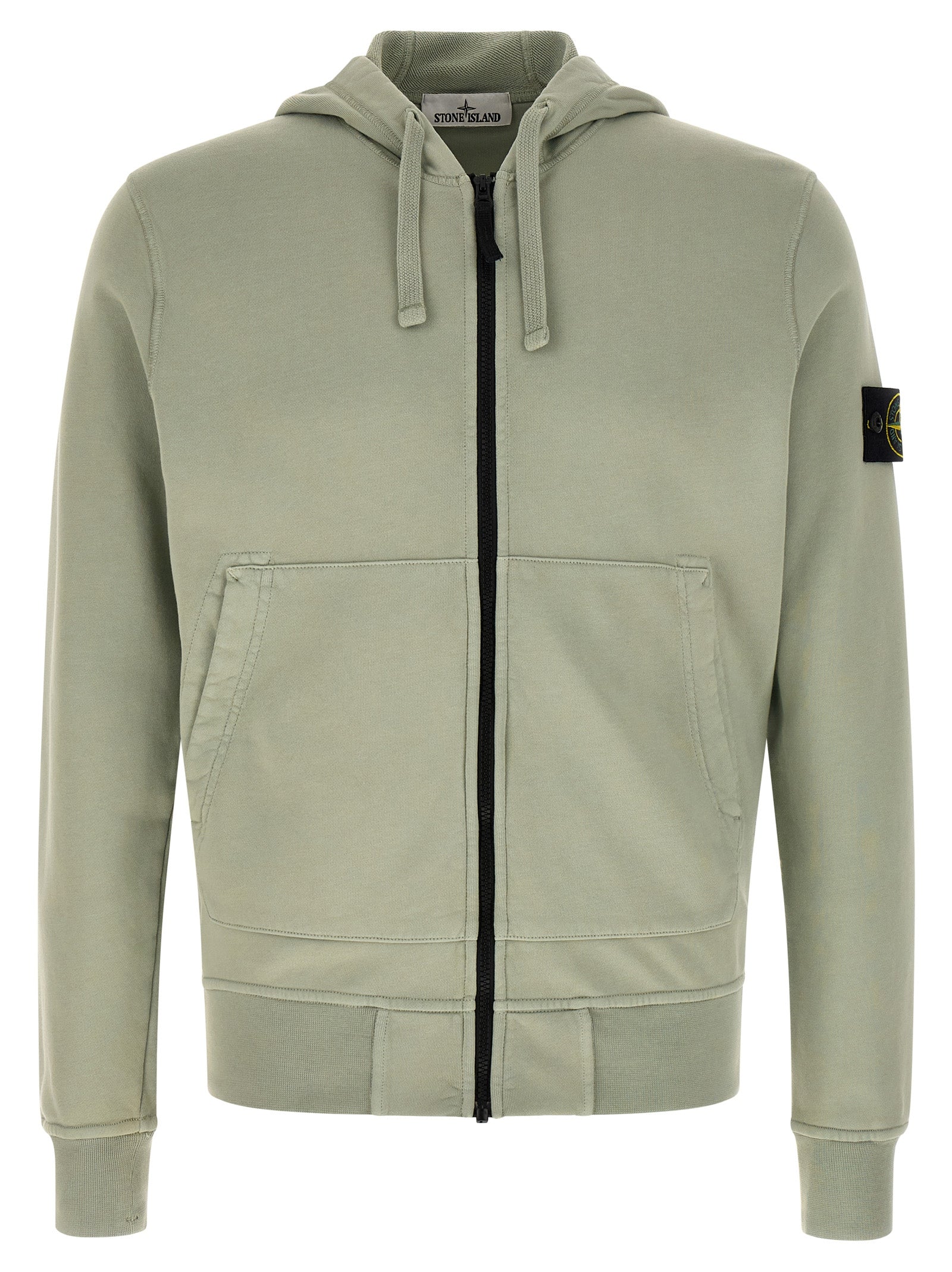 Stone Island Bicolor Cotton Sweatshirt