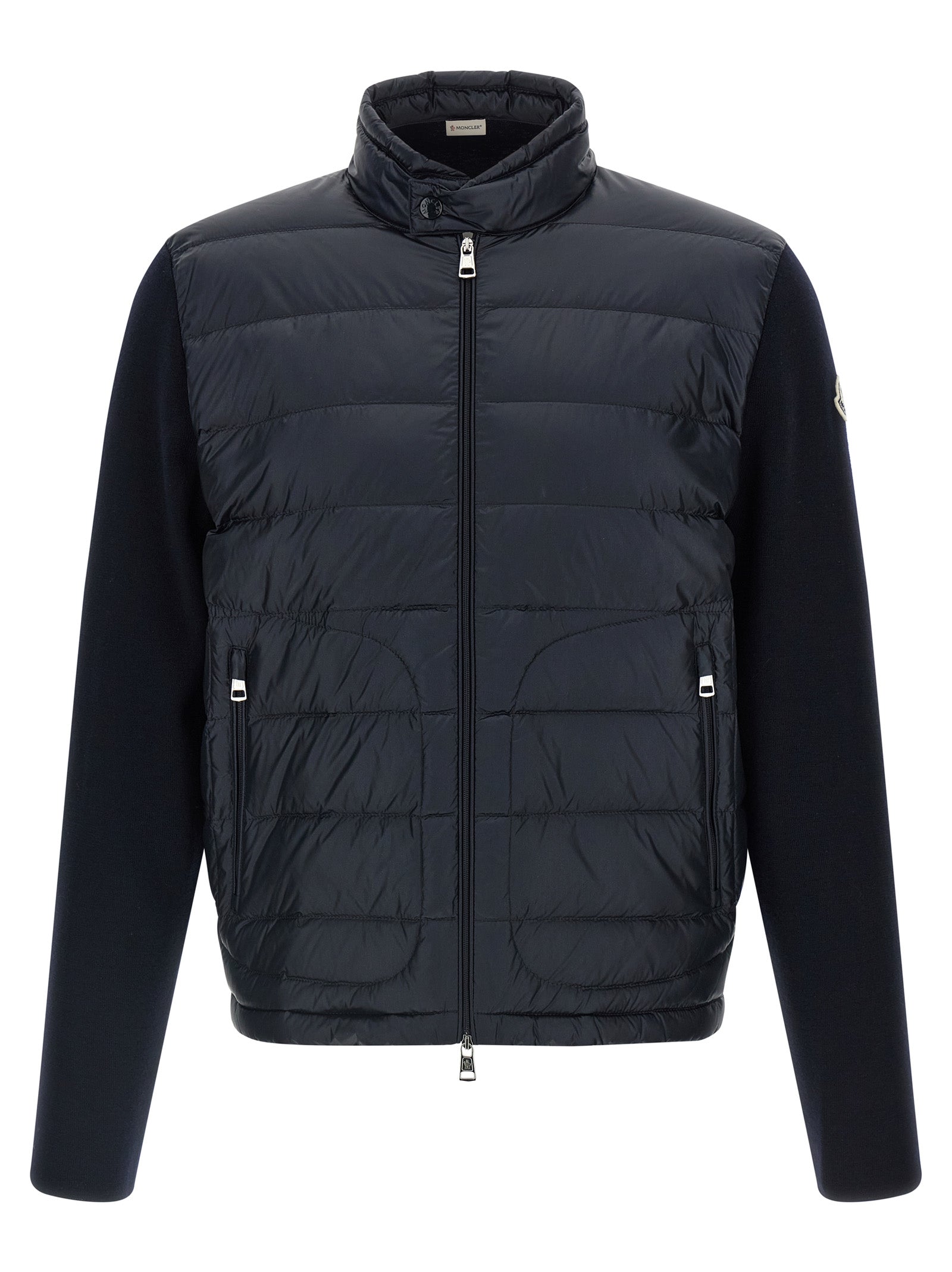 Elevate your style with the Moncler Blue Polyamide Cardigan, a luxurious blend of fine materials and sophisticated design, embodying timeless elegance and modern comfort.