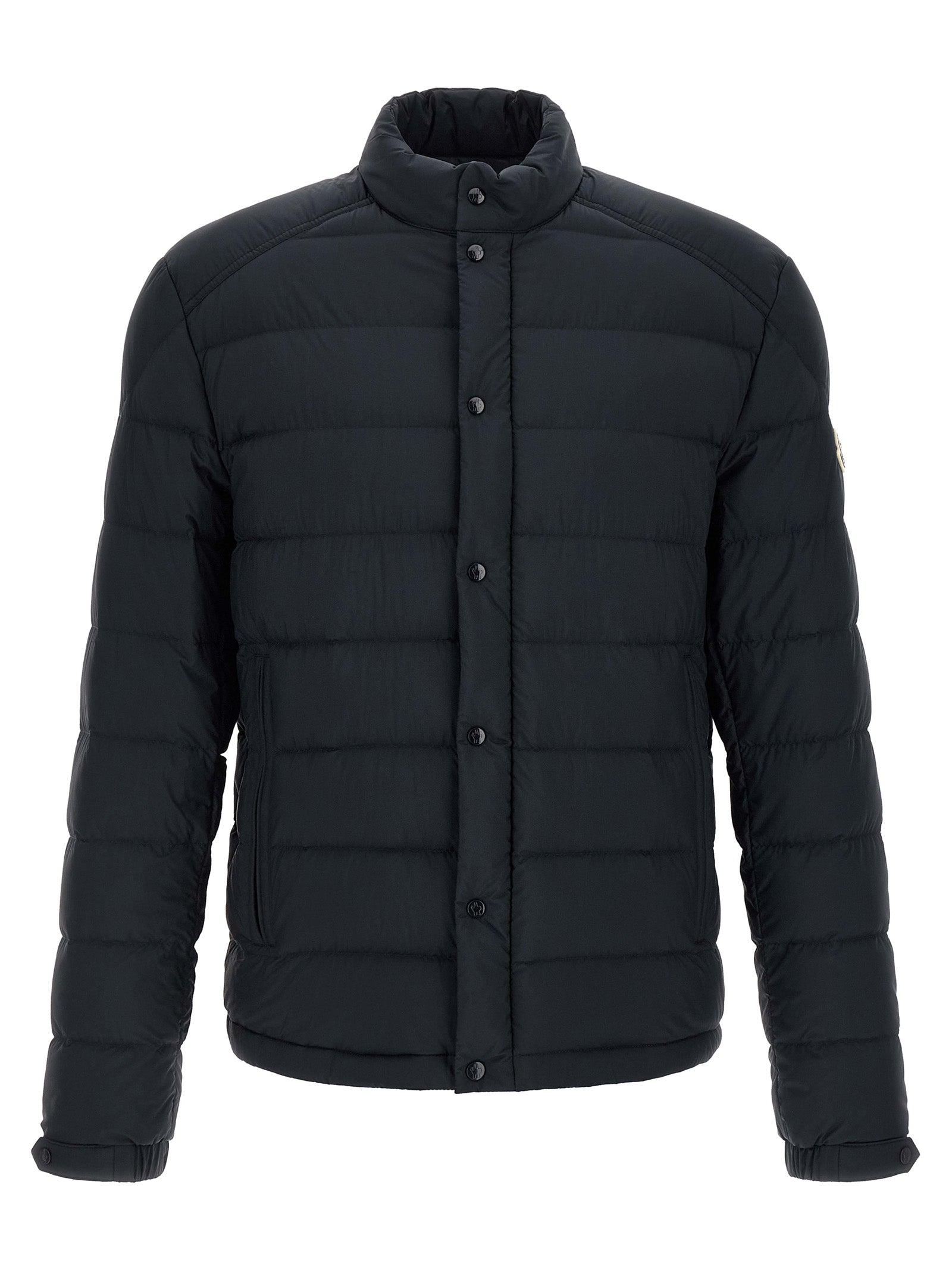 Moncler Blue Polyamide Full-Length Jacket