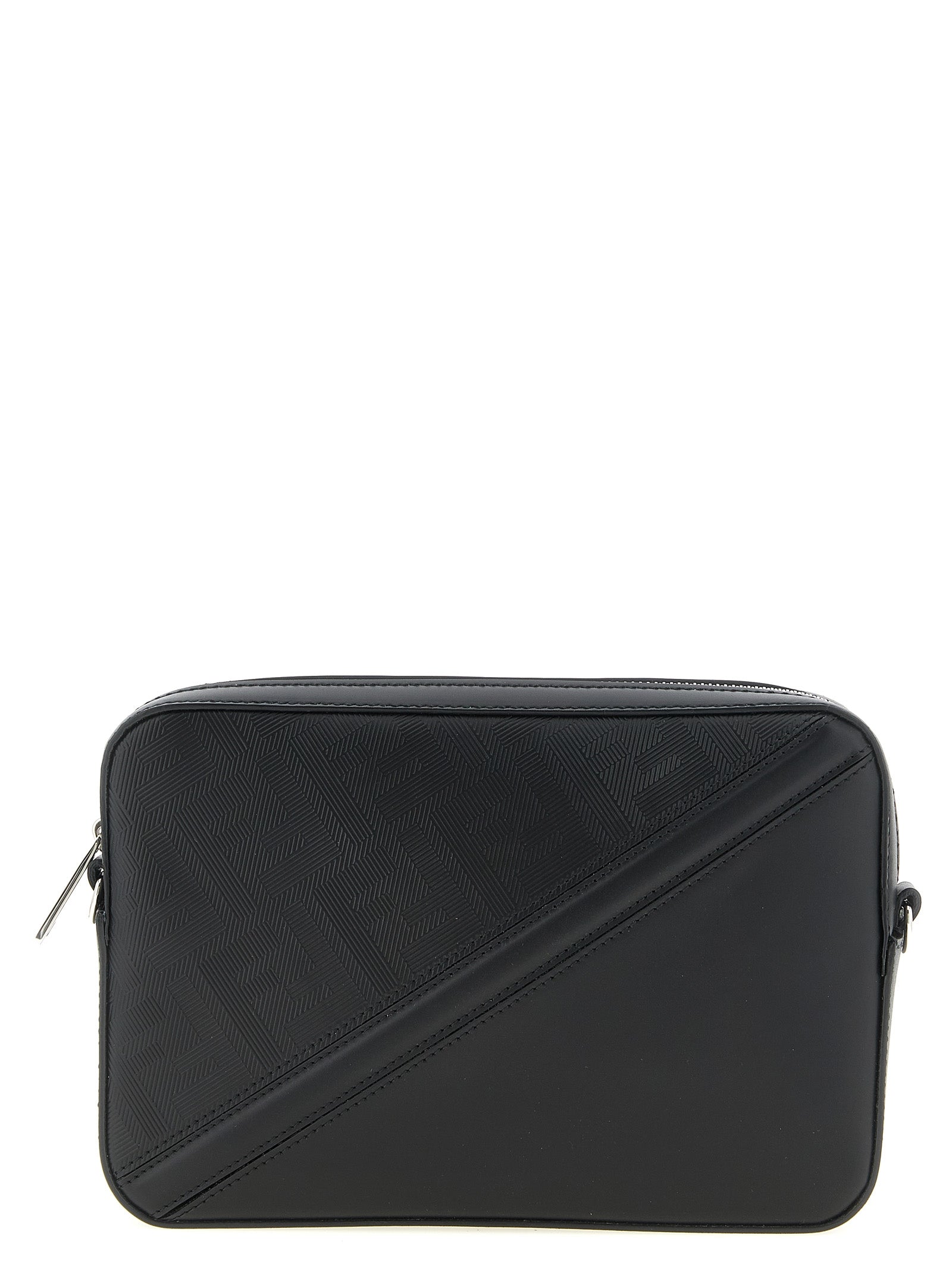 Fendi Black Viscose Shoulder Bag