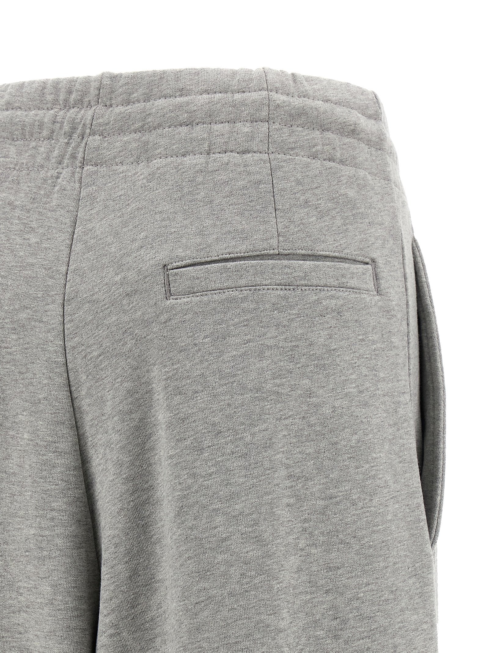 Dries Van Noten Gray Cotton Casual Pants