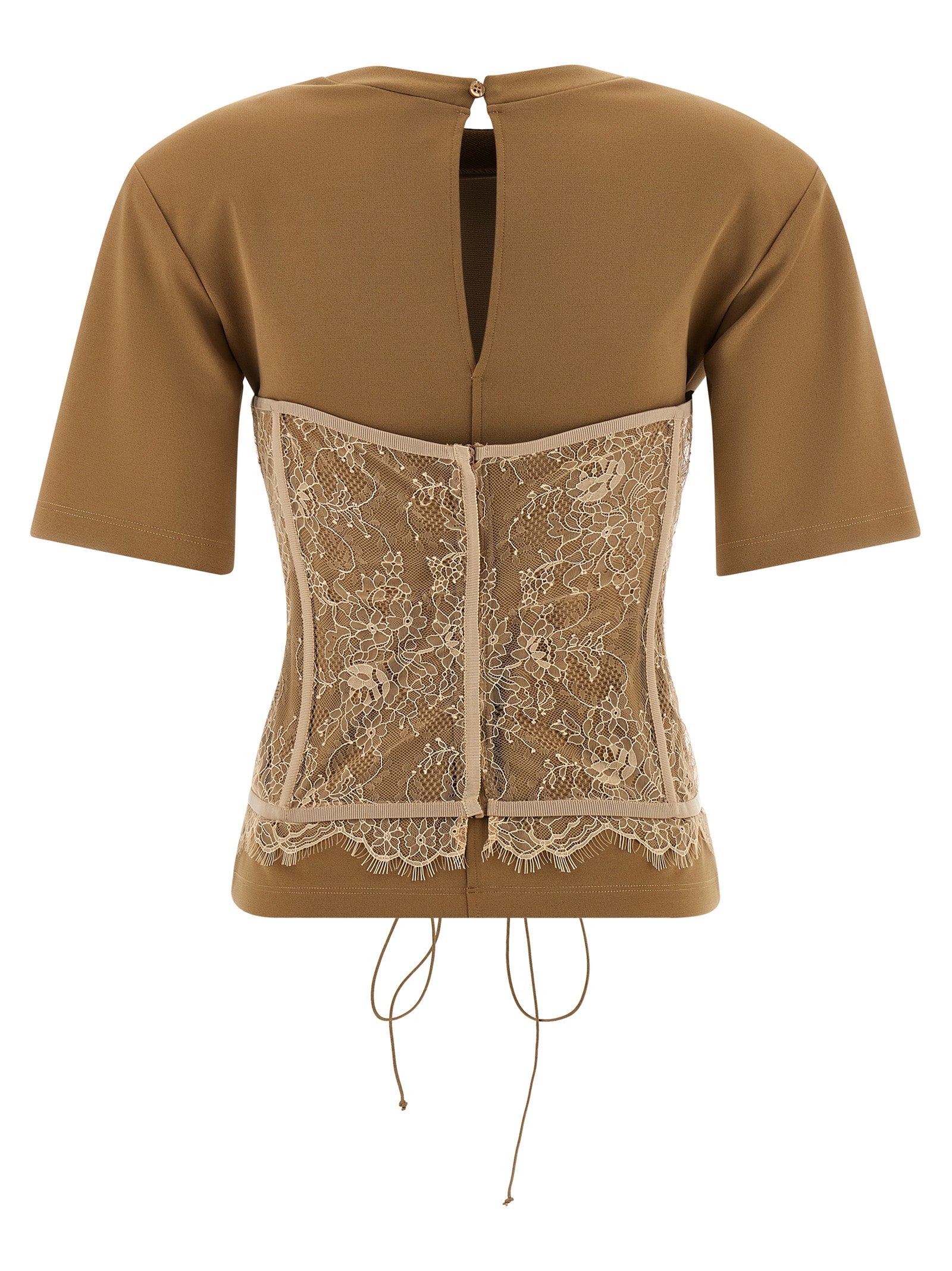 Giuseppe Di Morabito Brown Viscose T-Shirt