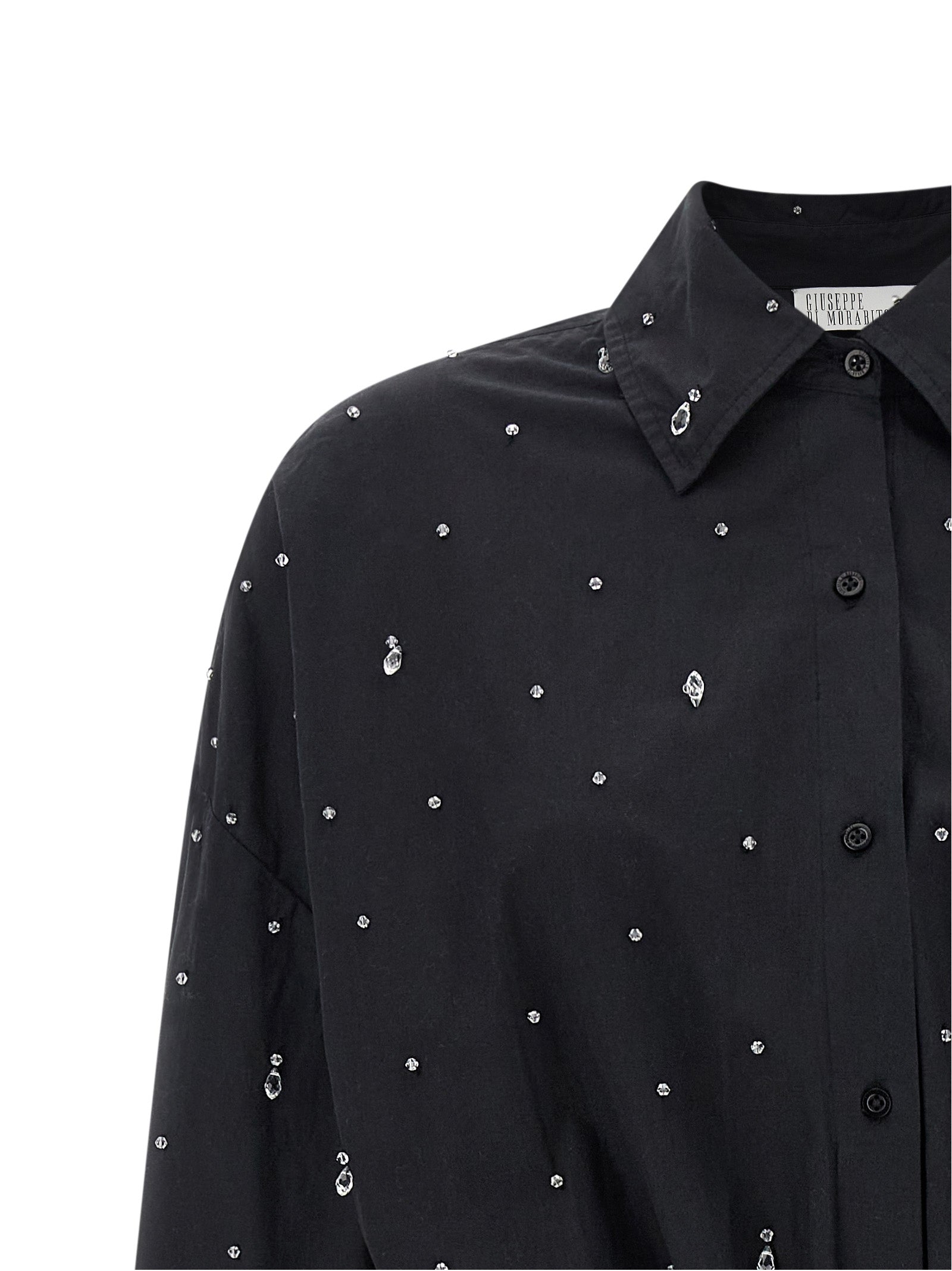 Giuseppe Di Morabito Black Cotton Short Dress