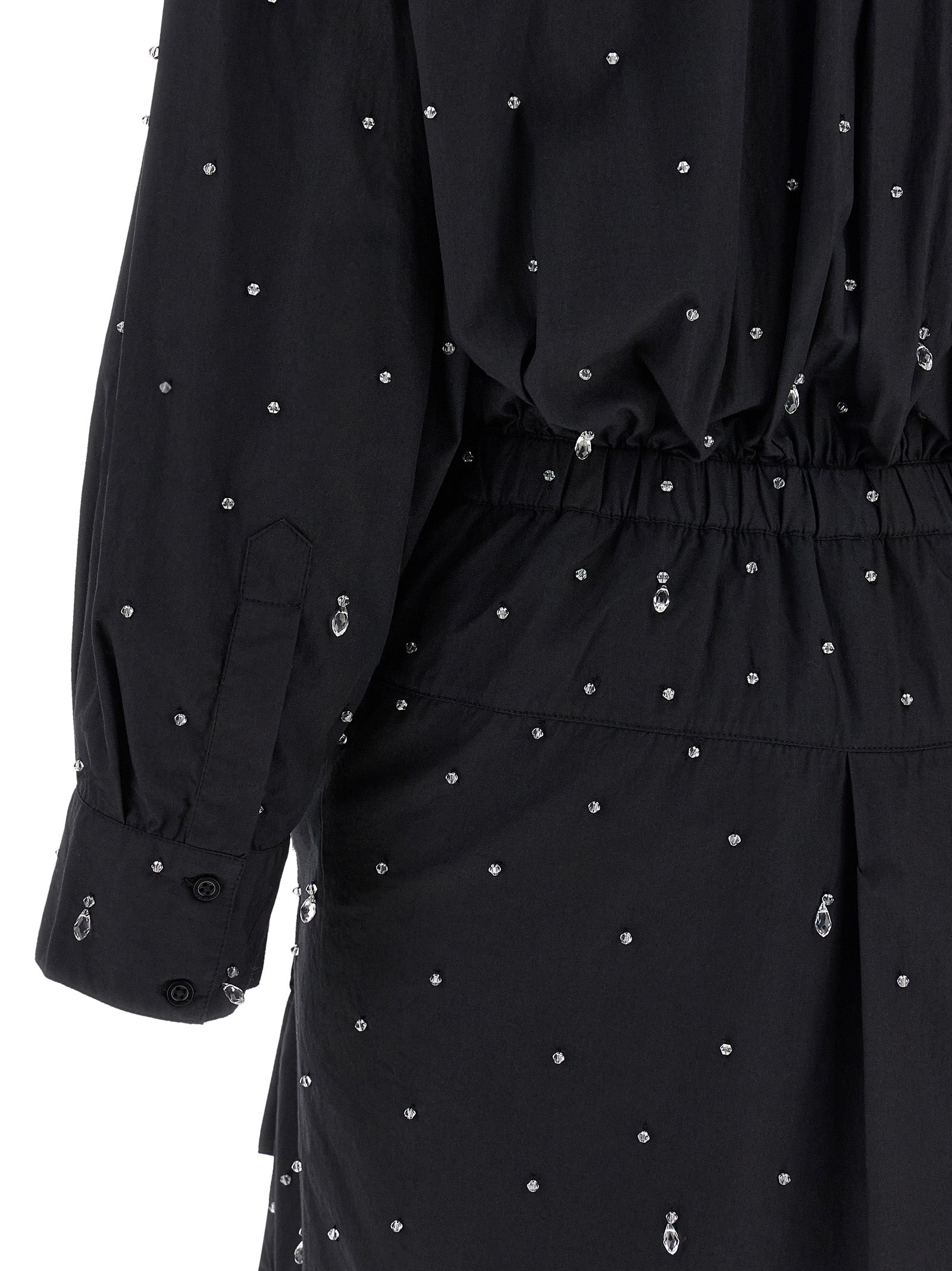 Giuseppe Di Morabito Black Cotton Short Dress