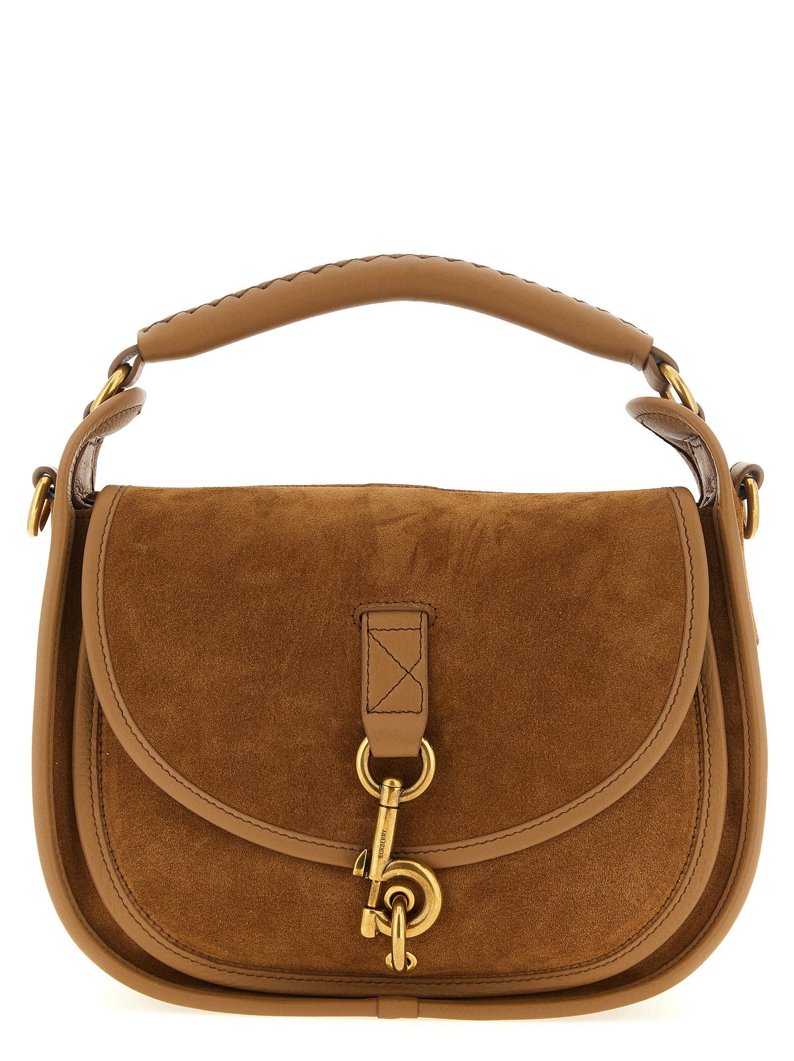 Burberry Beige Calfskin Handbag - Artisanal Luxury Accessory
