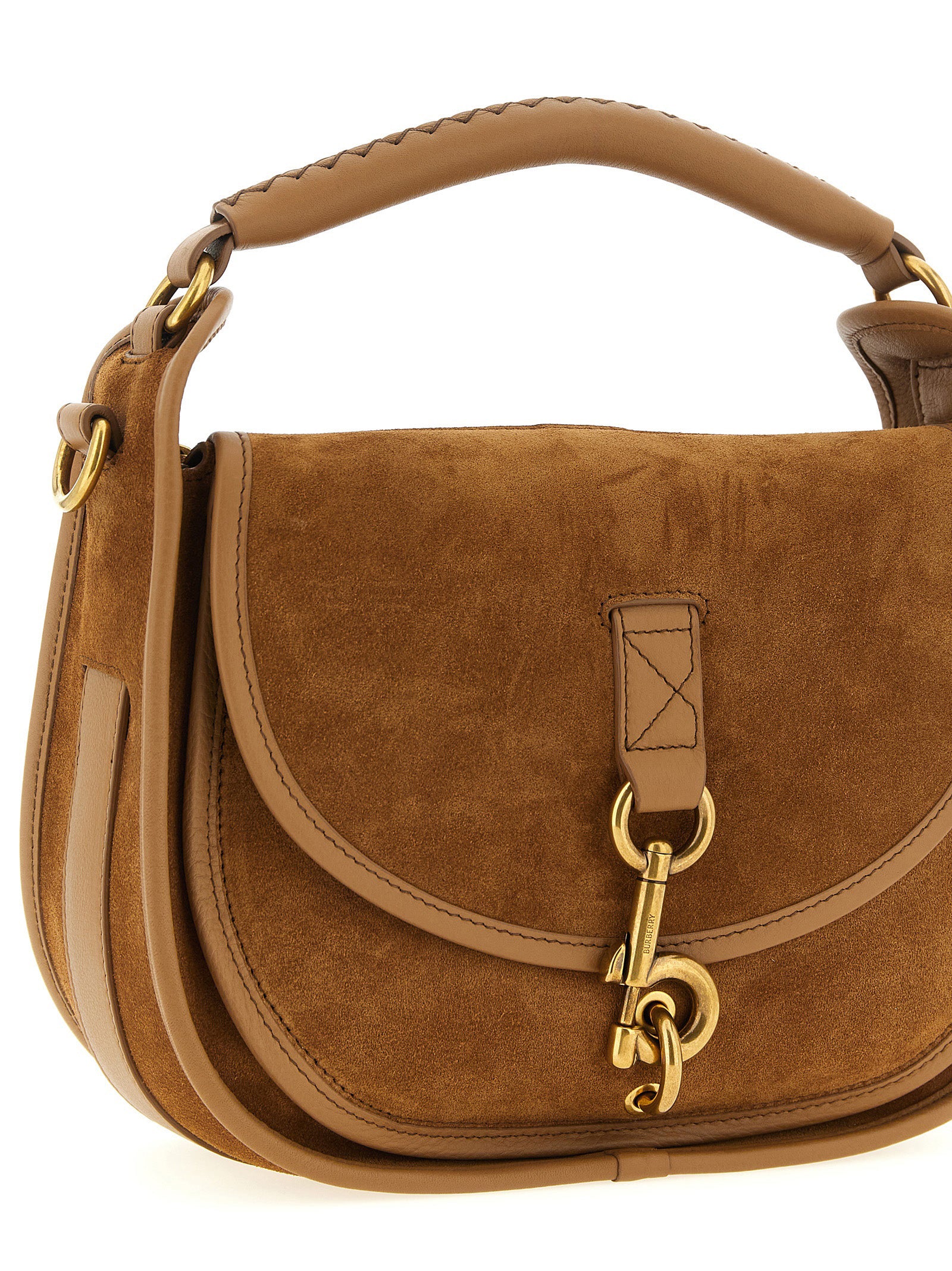 Burberry Beige Calfskin Handbag - Artisanal Luxury Accessory
