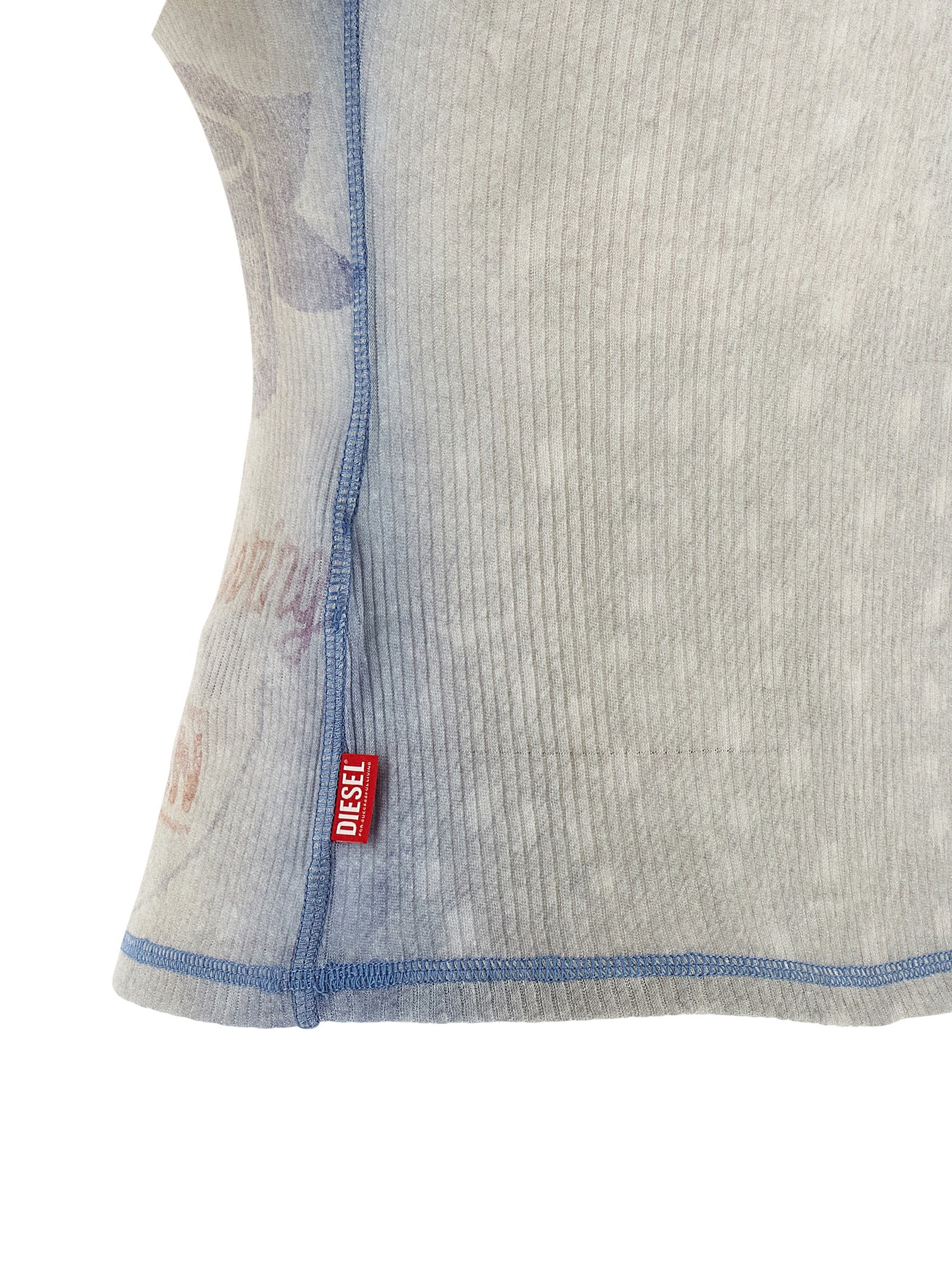 DIESEL T-Iana T-Shirt - Luxurious Light Blue Cotton Elegance