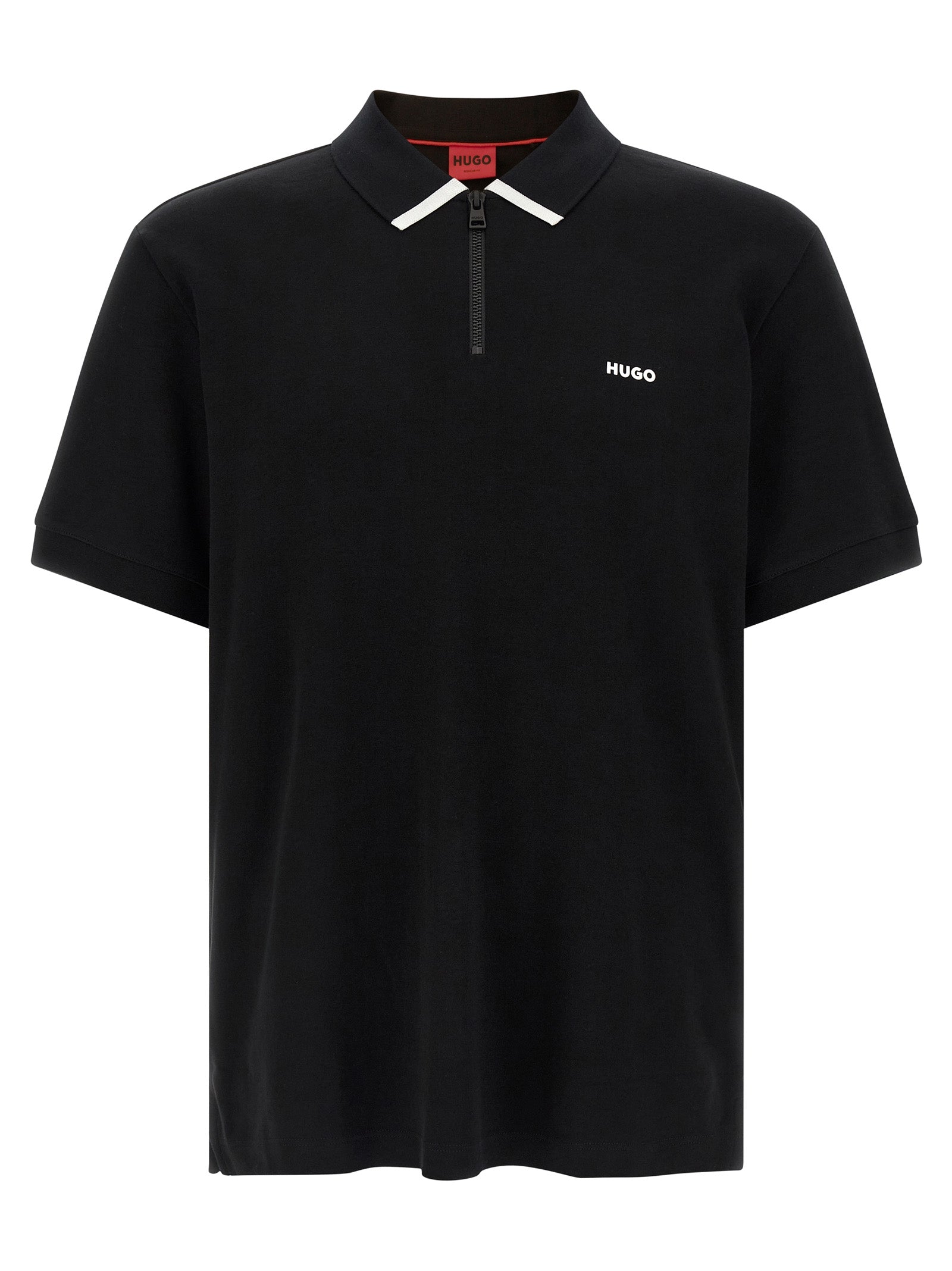 Hugo Boss Black Cotton Polo Shirt