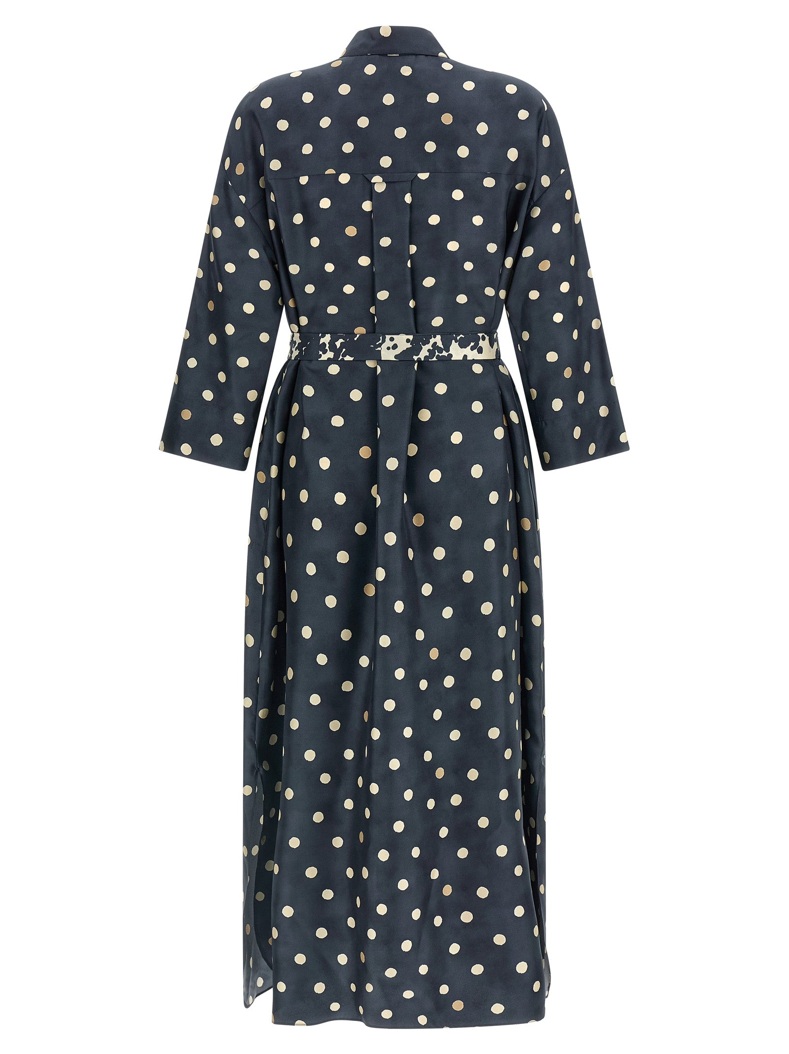 'S Max Mara Blue Silk Midi Dress