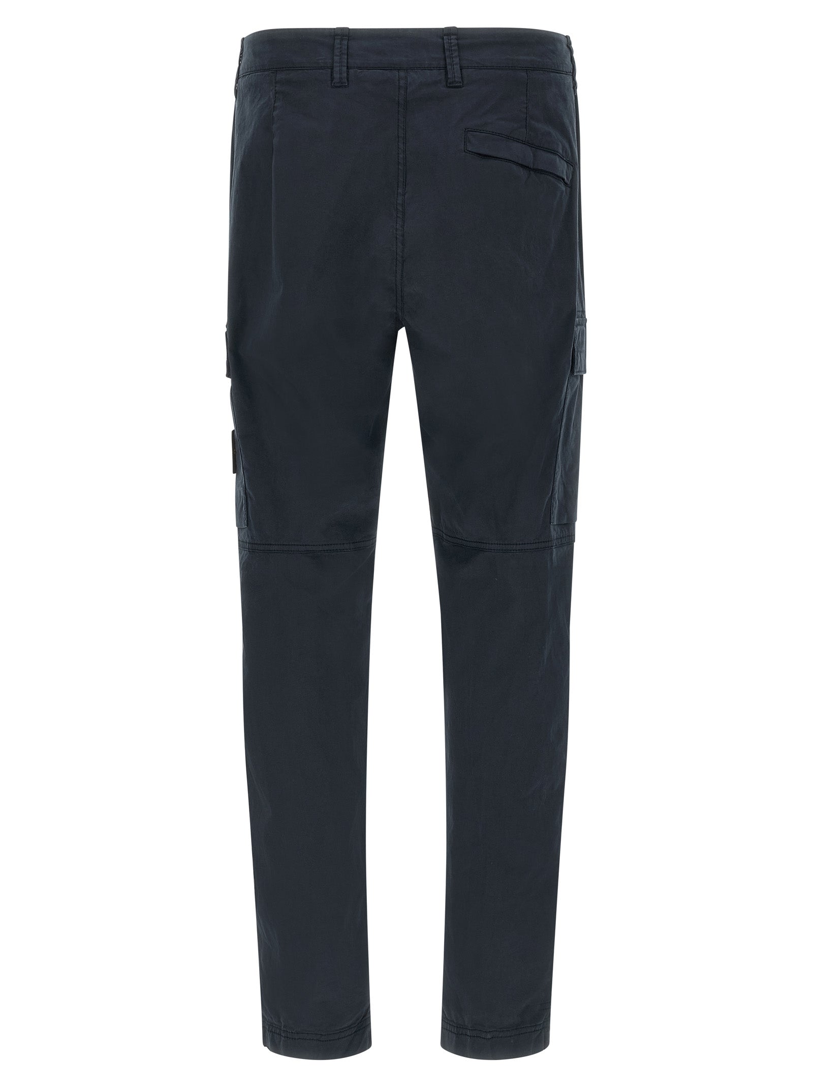 Discover the exquisite Stone Island Blue Cotton Cargo Pants, where luxurious craftsmanship meets urban sophistication, perfect for the discerning trendsetter.