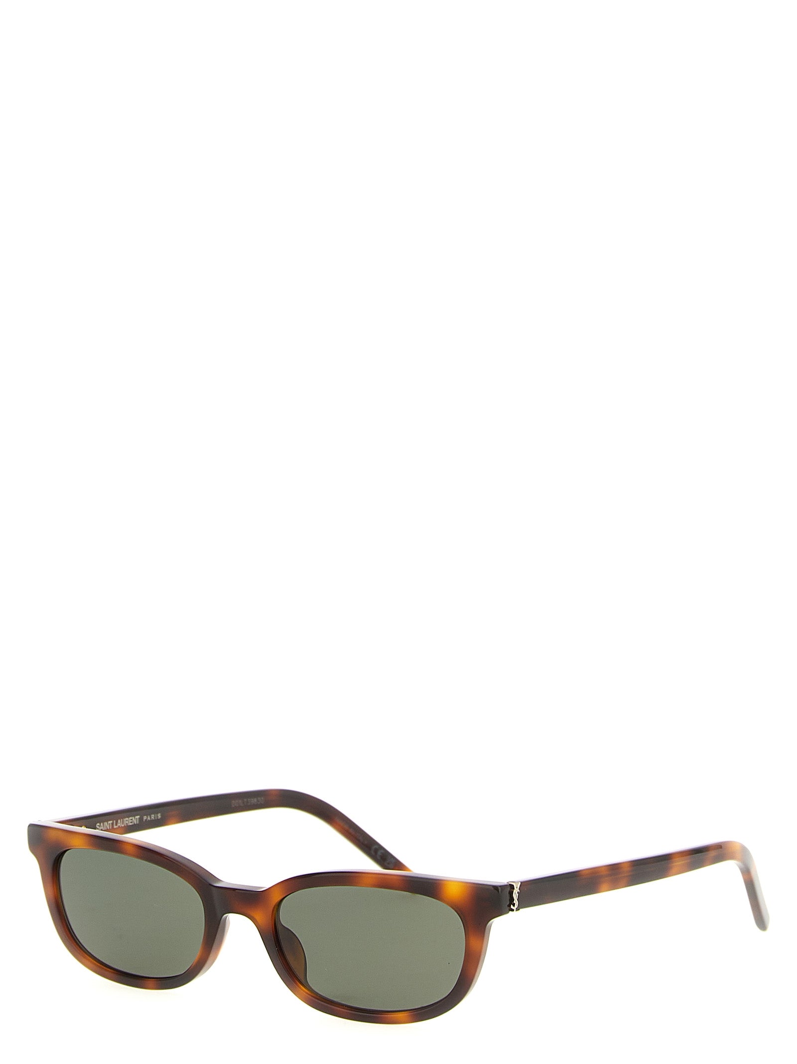 Indulge in the exquisite elegance of Saint Laurent's SL M160 sunglasses, crafted from luxurious tortoiseshell acetate, embodying timeless sophistication and allure.