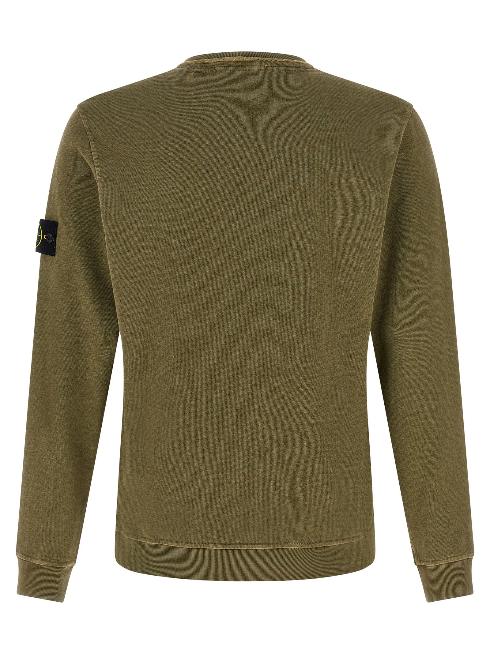 Elevate your wardrobe with the Stone Island Bicolor Cotton Sweatshirt, a blend of exquisite craftsmanship and timeless luxury, perfect for the discerning individual.