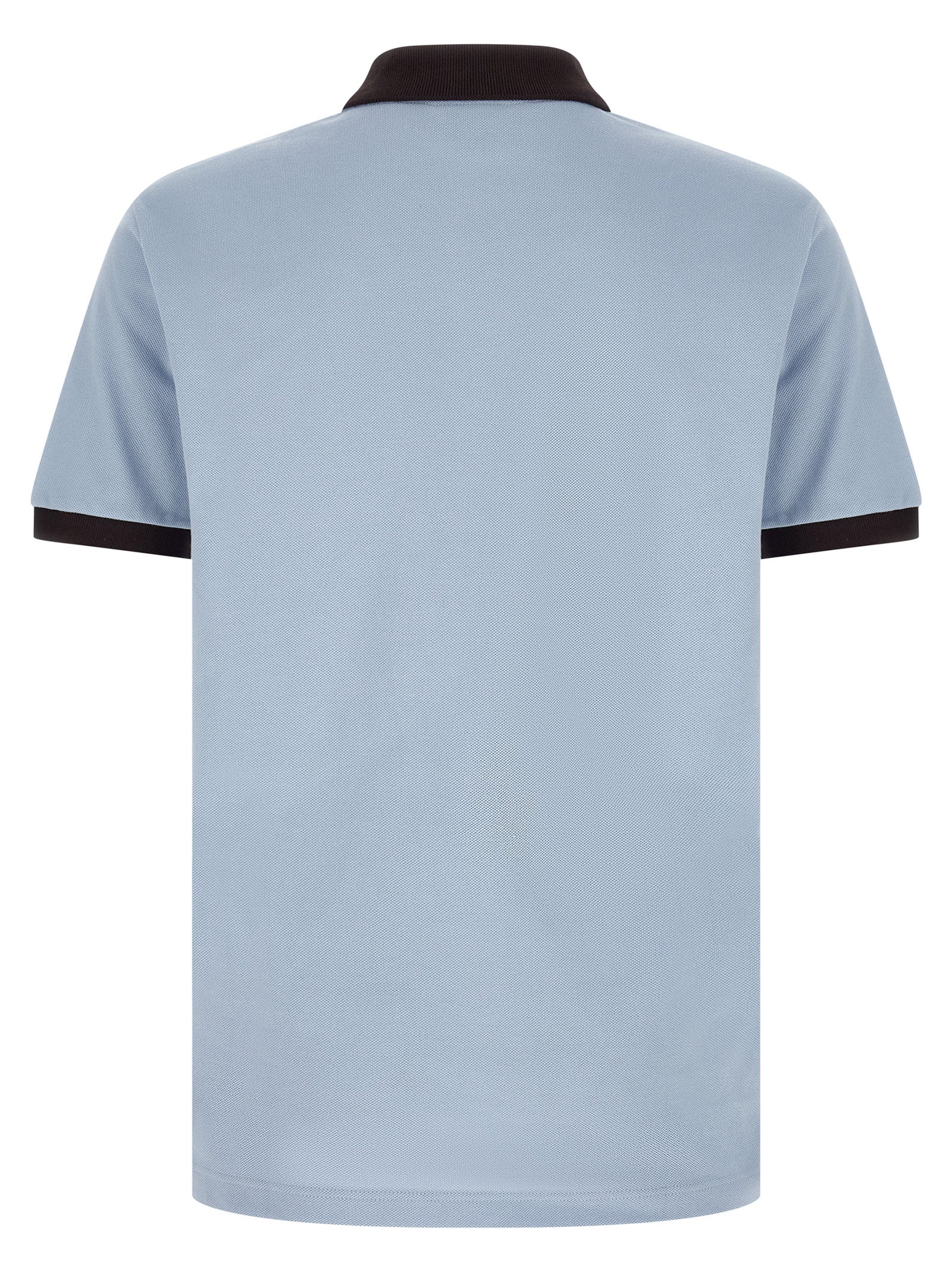 Elevate your wardrobe with the Lacoste Blue Cotton Polo Shirt, a masterpiece of 100% cotton elegance, perfect for the discerning individual seeking timeless sophistication.
