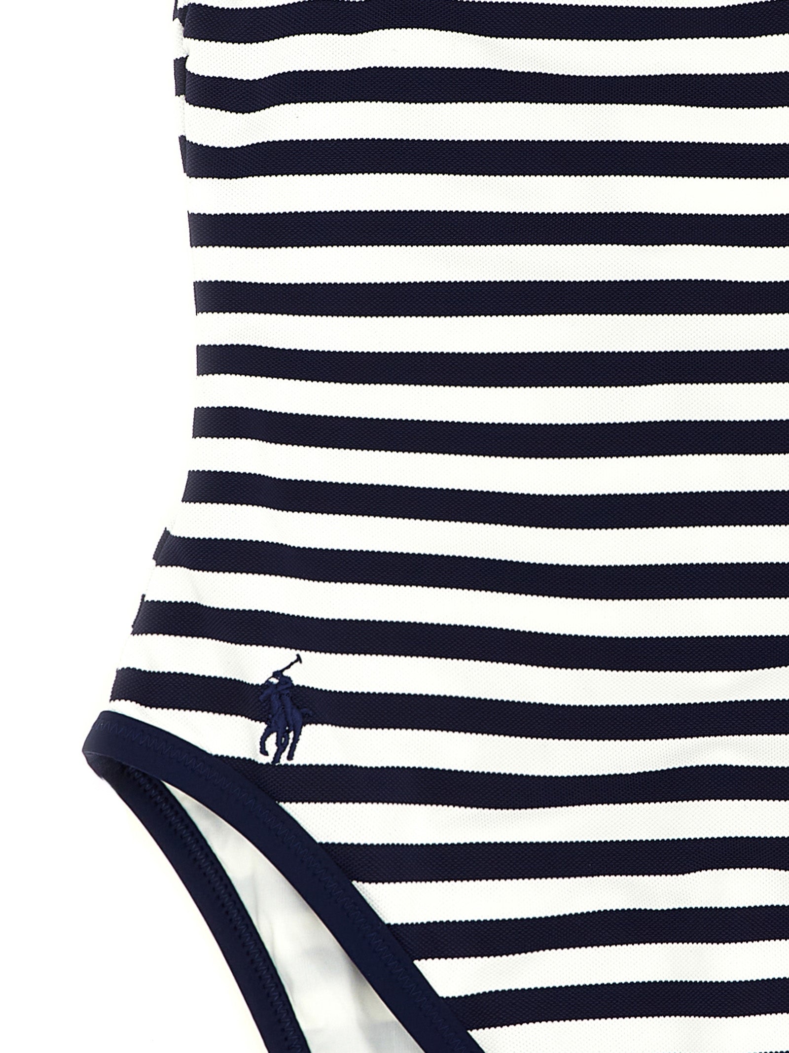 Polo Ralph Lauren Blue Nylon One-Piece Swimsuit