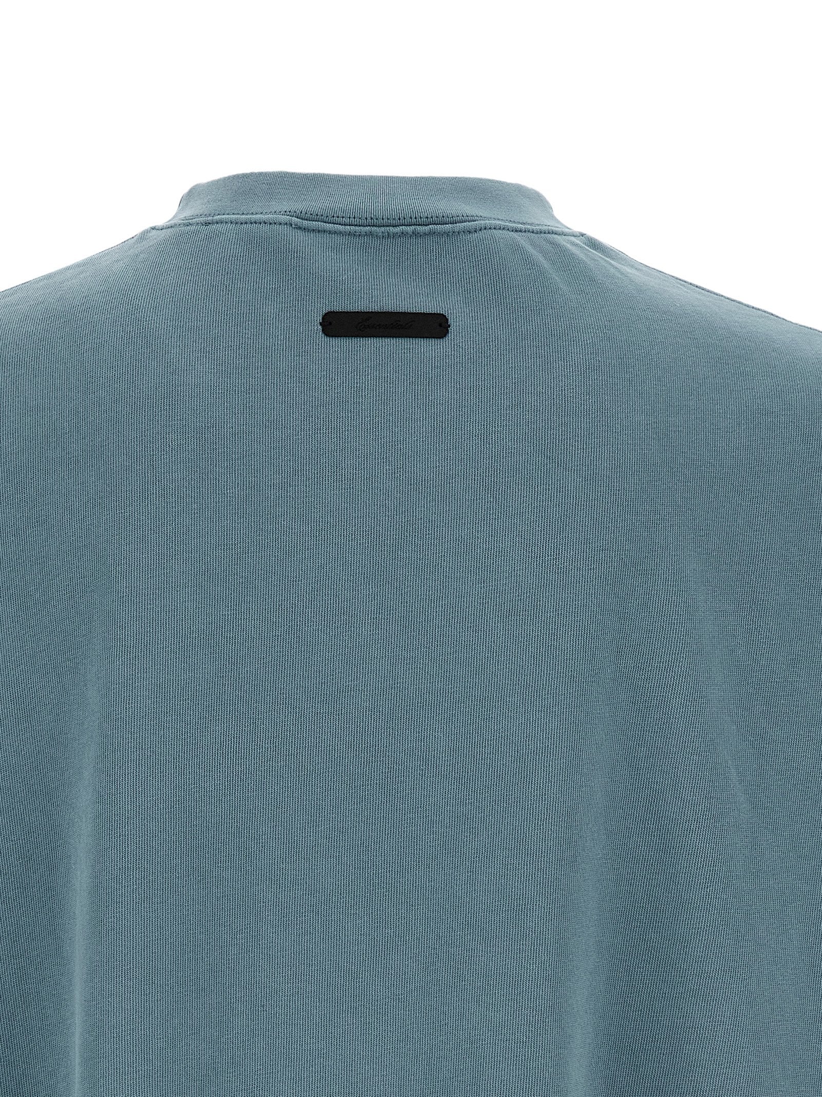 FEAR OF GOD ESSENTIAL Blue Cotton Long Sleeve T-Shirt