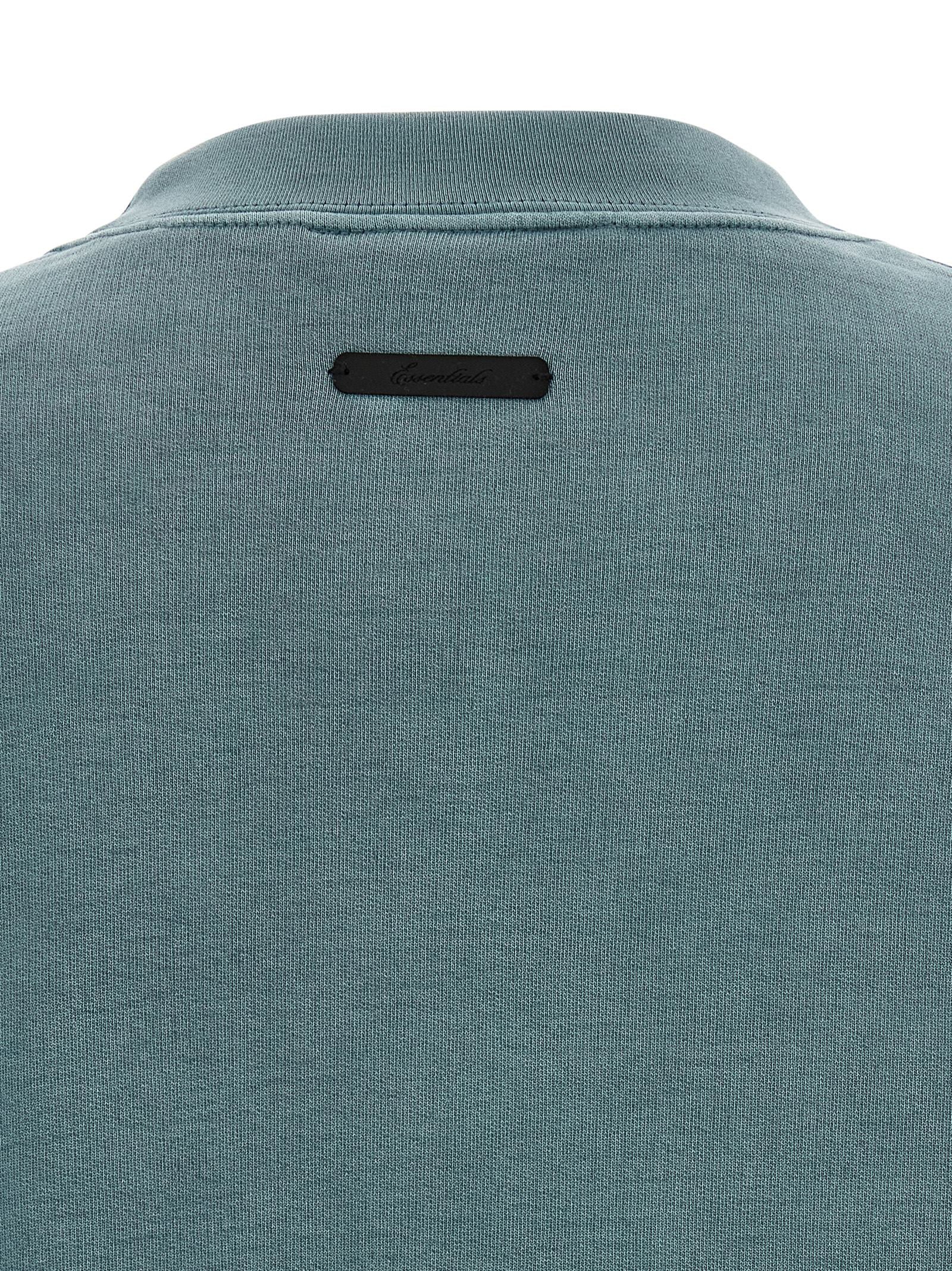 FEAR OF GOD ESSENTIAL Blue Cotton Sweatshirt