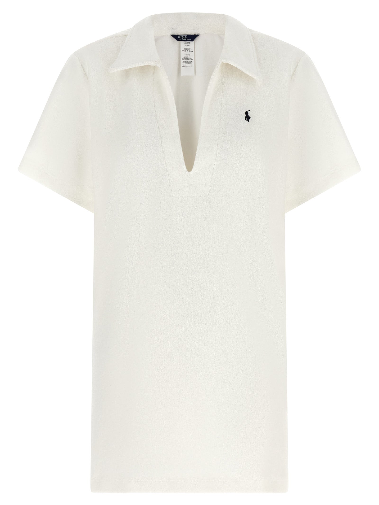 Polo Ralph Lauren White Organic Cotton Short Dress