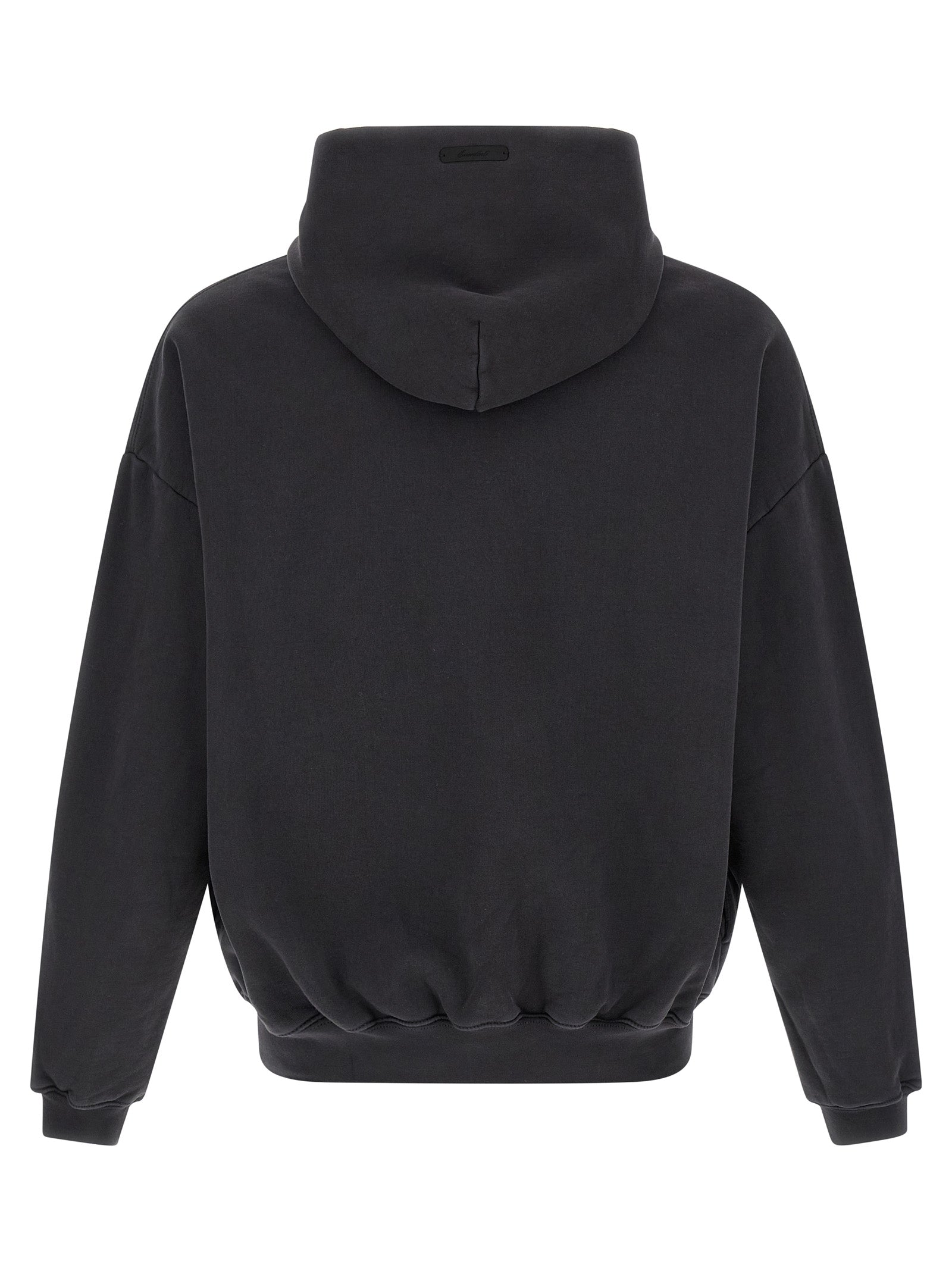 FEAR OF GOD ESSENTIAL Black Cotton Sweatshirt
