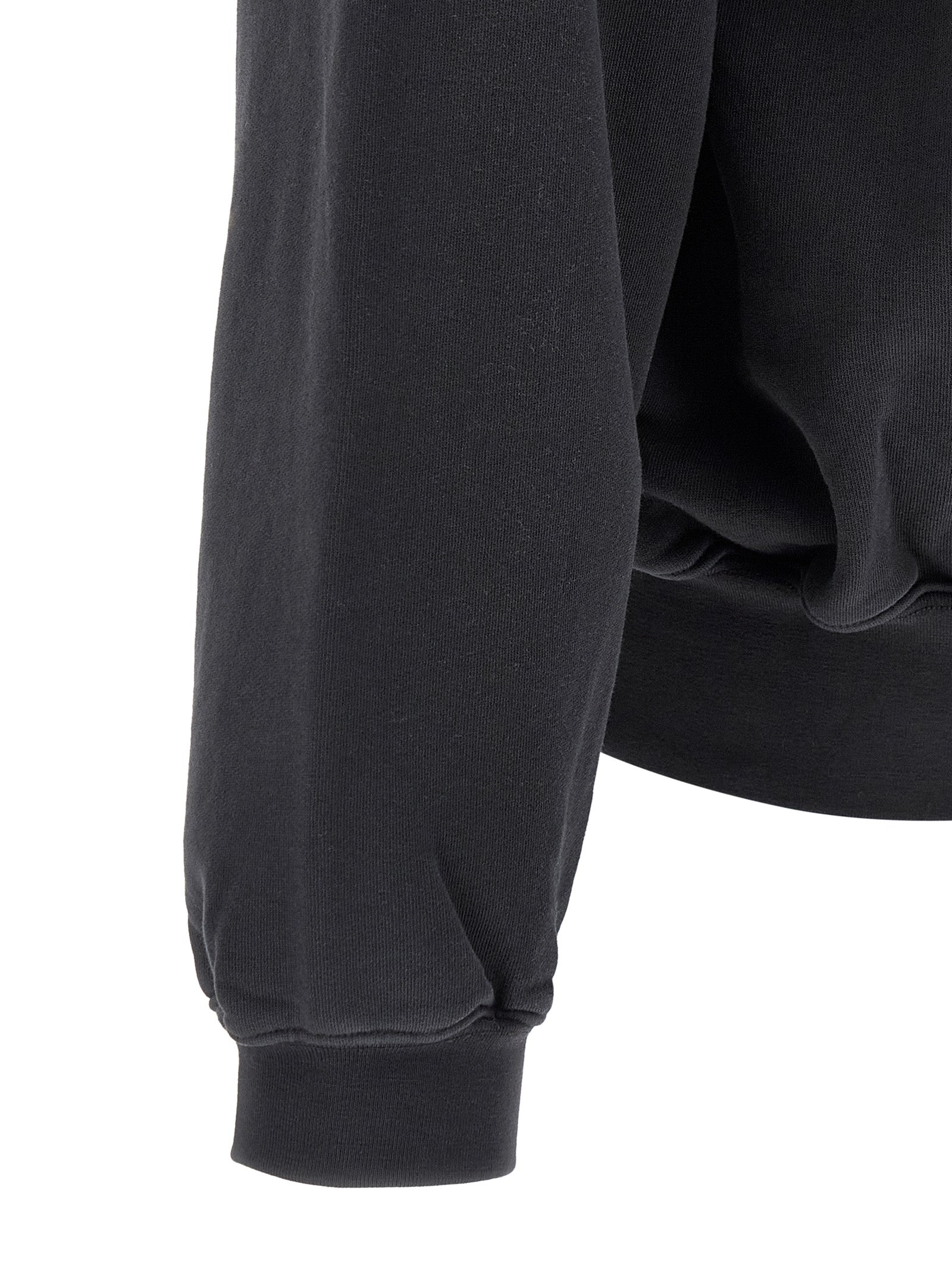FEAR OF GOD ESSENTIAL Black Cotton Sweatshirt