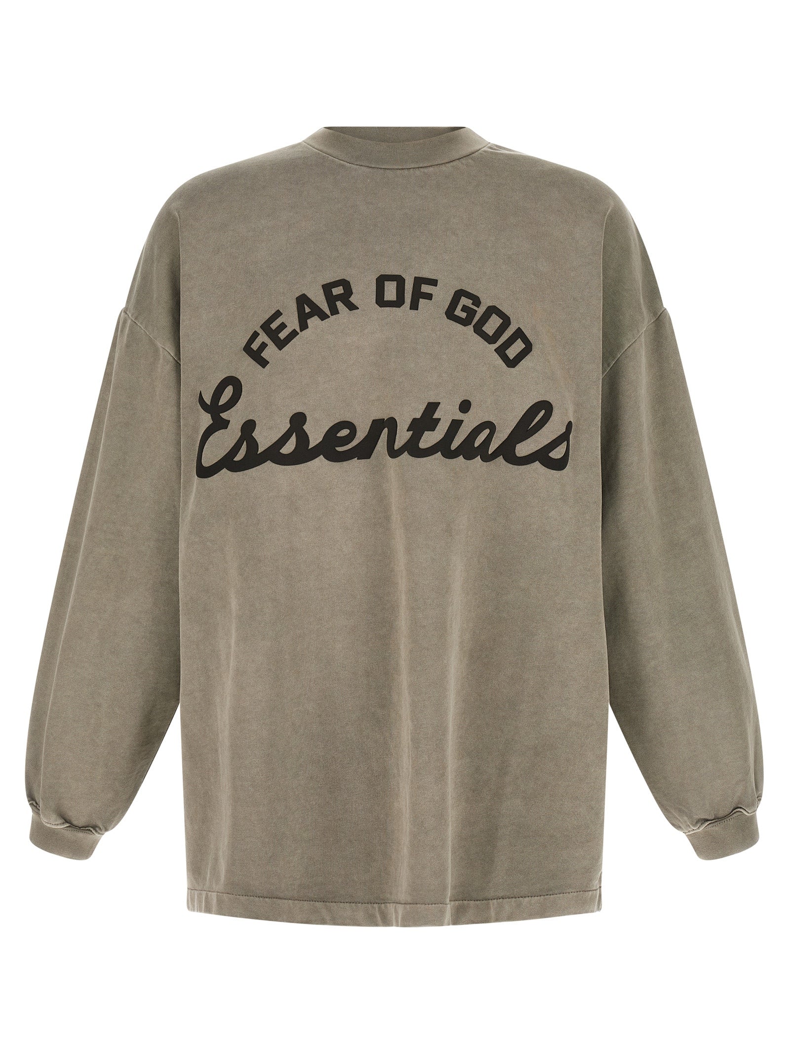 FEAR OF GOD ESSENTIAL Gray Cotton Sweatshirt
