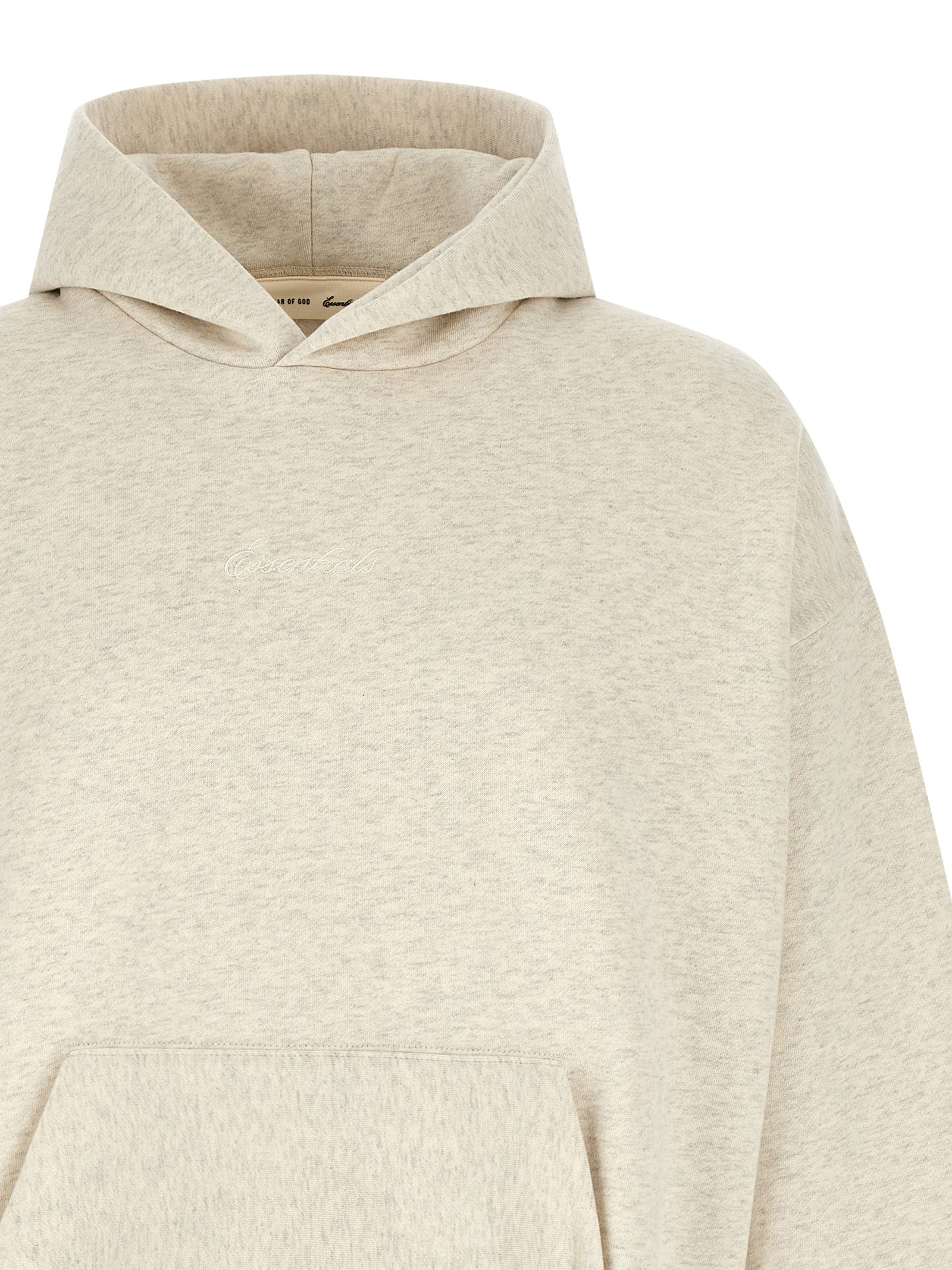 FEAR OF GOD ESSENTIAL Gray Cotton Sweatshirt