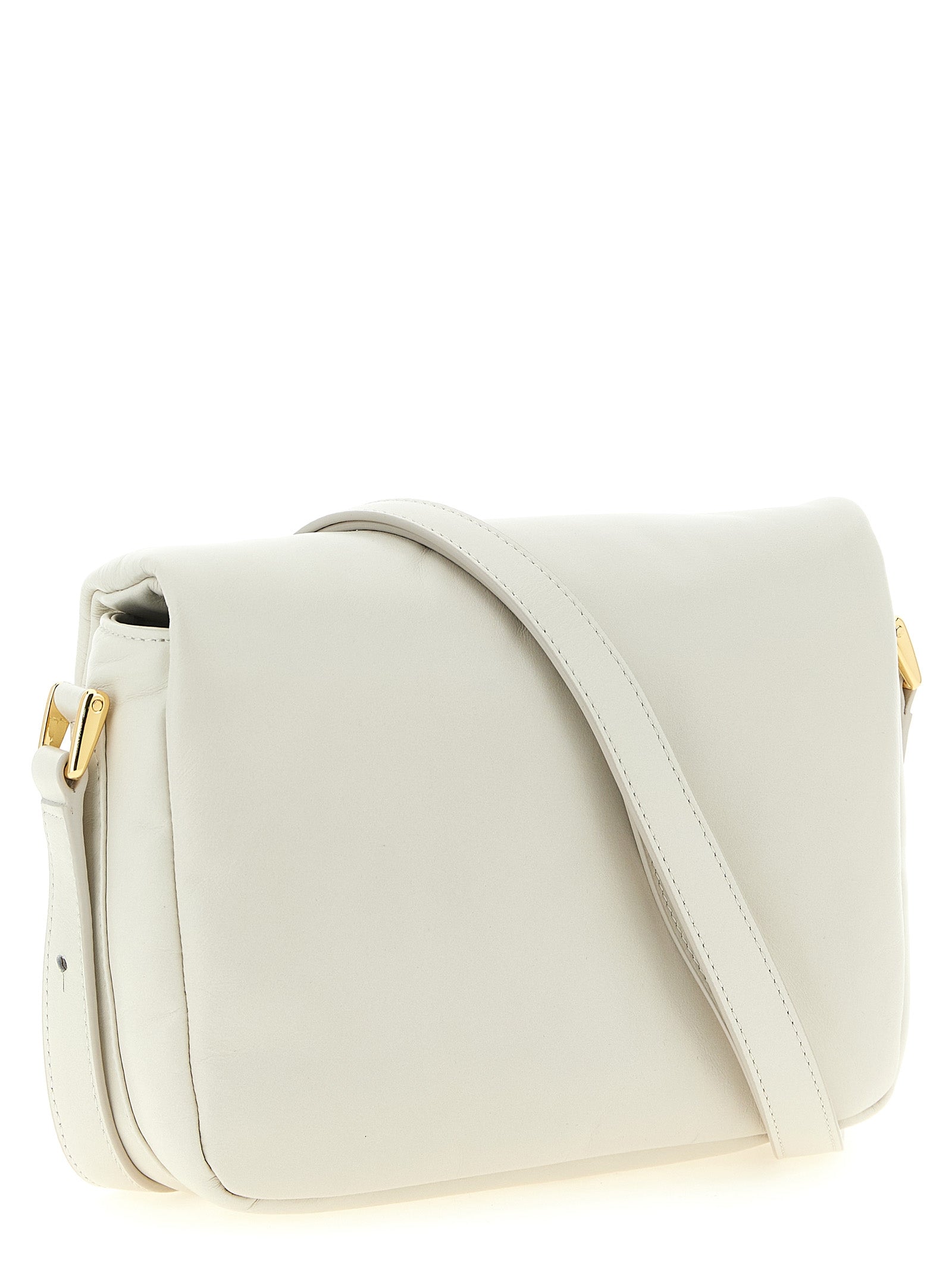 Elevate your style with the A.P.C. White Cowhide Crossbody Bag, a masterpiece of modern luxury crafted from sumptuous cowhide leather, perfect for the discerning individual.