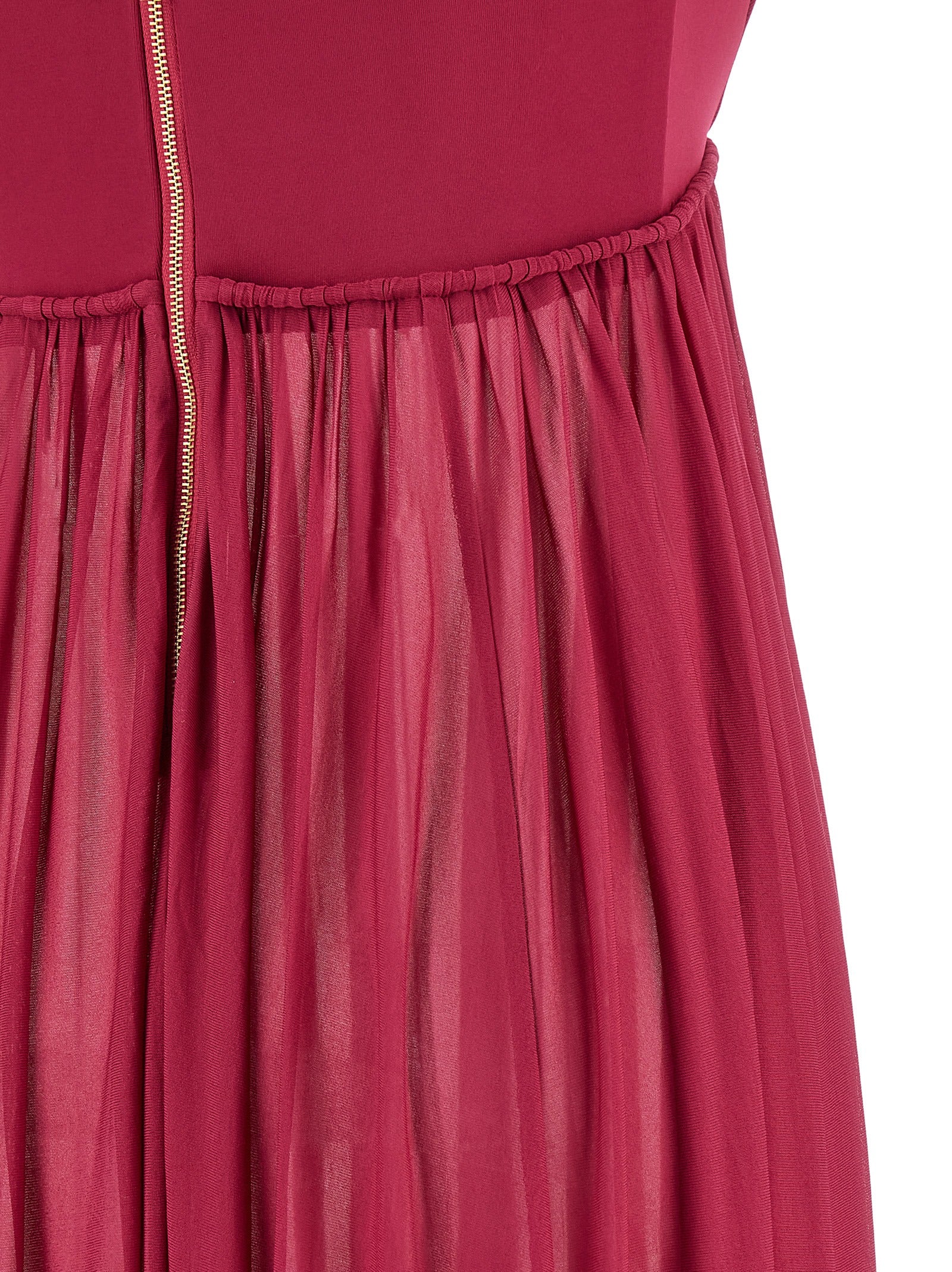 Experience the allure of the Zimmermann Fuchsia Viscose Long Dress from the Kindred Spirit collection, a masterpiece of elegance and sophistication that embodies luxury.