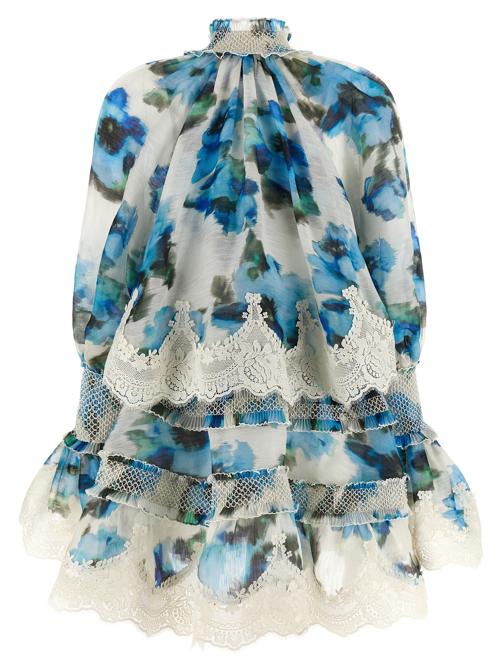 Indulge in the elegance of ZIMMERMANN's Alchemy dress from the Kindred Spirit collection, a silk-linen blend masterpiece that redefines luxury and sophistication.
