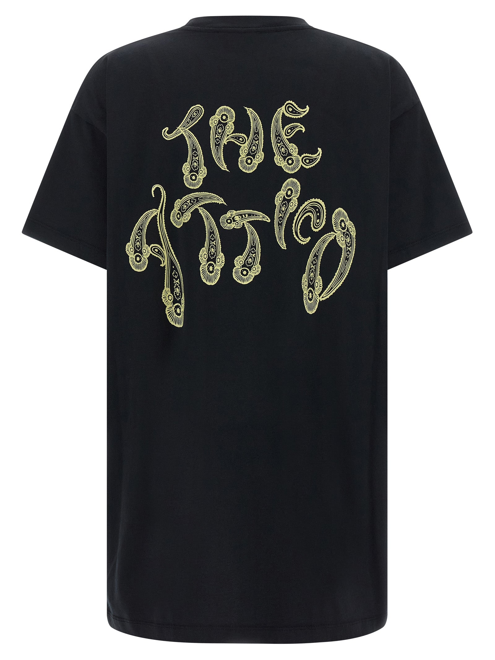Discover the allure of THE ATTICO's 'Il Primo Bagno' T-shirt, crafted from 100% cotton, where bold artistry meets effortless elegance for a statement of refined luxury.