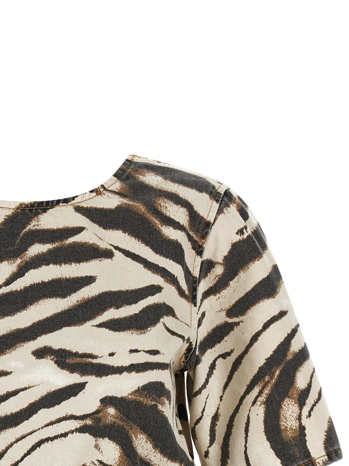 Ganni Multicolor Organic Cotton Shirt - Luxurious Fashion Statement
