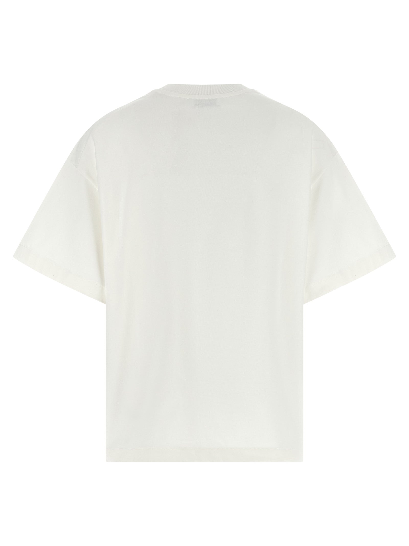 Elevate your style with the Jil Sander Bicolor Cotton T-Shirt, a chic blend of pure cotton and sophisticated design, crafted in Italy for timeless elegance.
