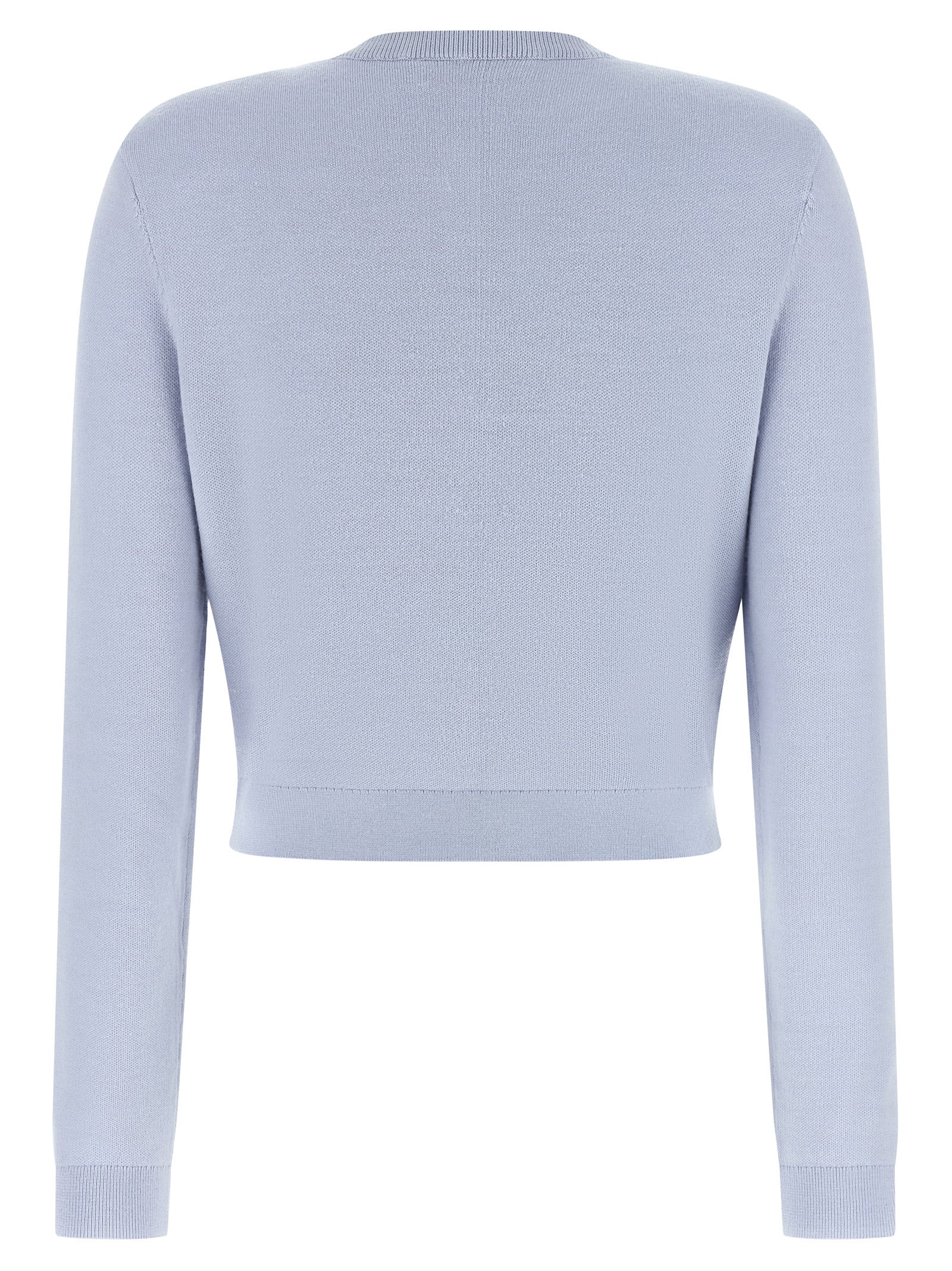 Elevate your style with the Self-Portrait Blue Flower Knit Cardigan, a luxurious blend of elegance and comfort, perfect for the discerning fashion connoisseur.