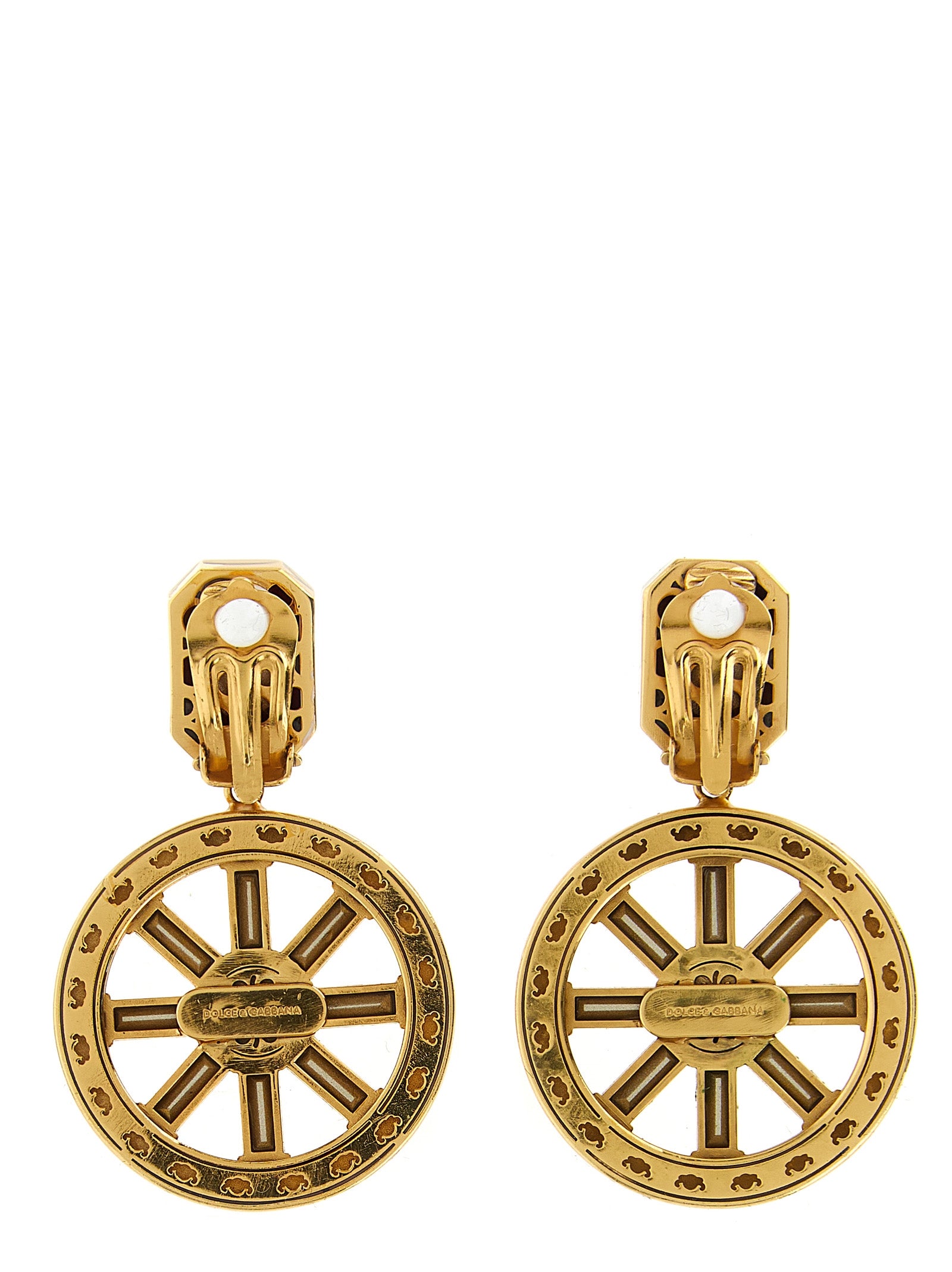 Dolce & Gabbana Multicolor Brass Earrings