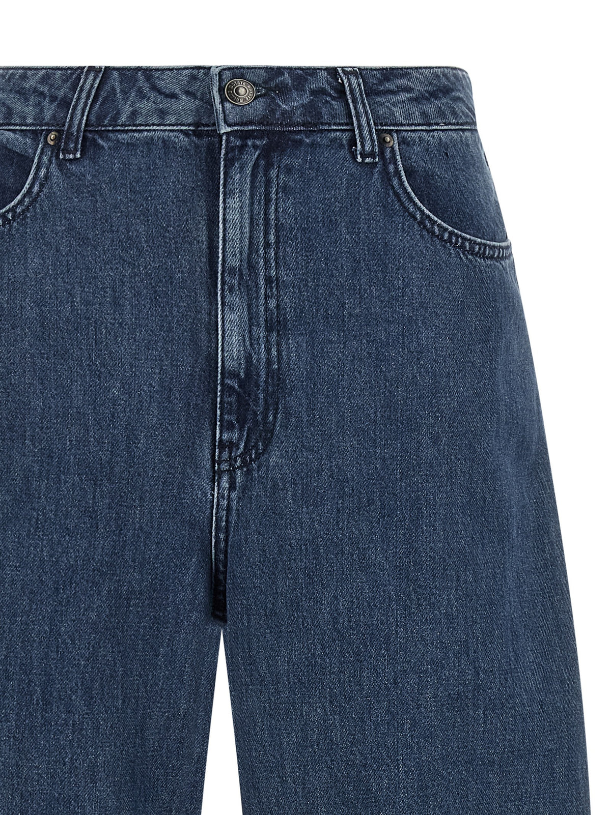 ROTATE BIRGER CHRISTENSEN Relaxed Fit Blue Organic Cotton Jeans