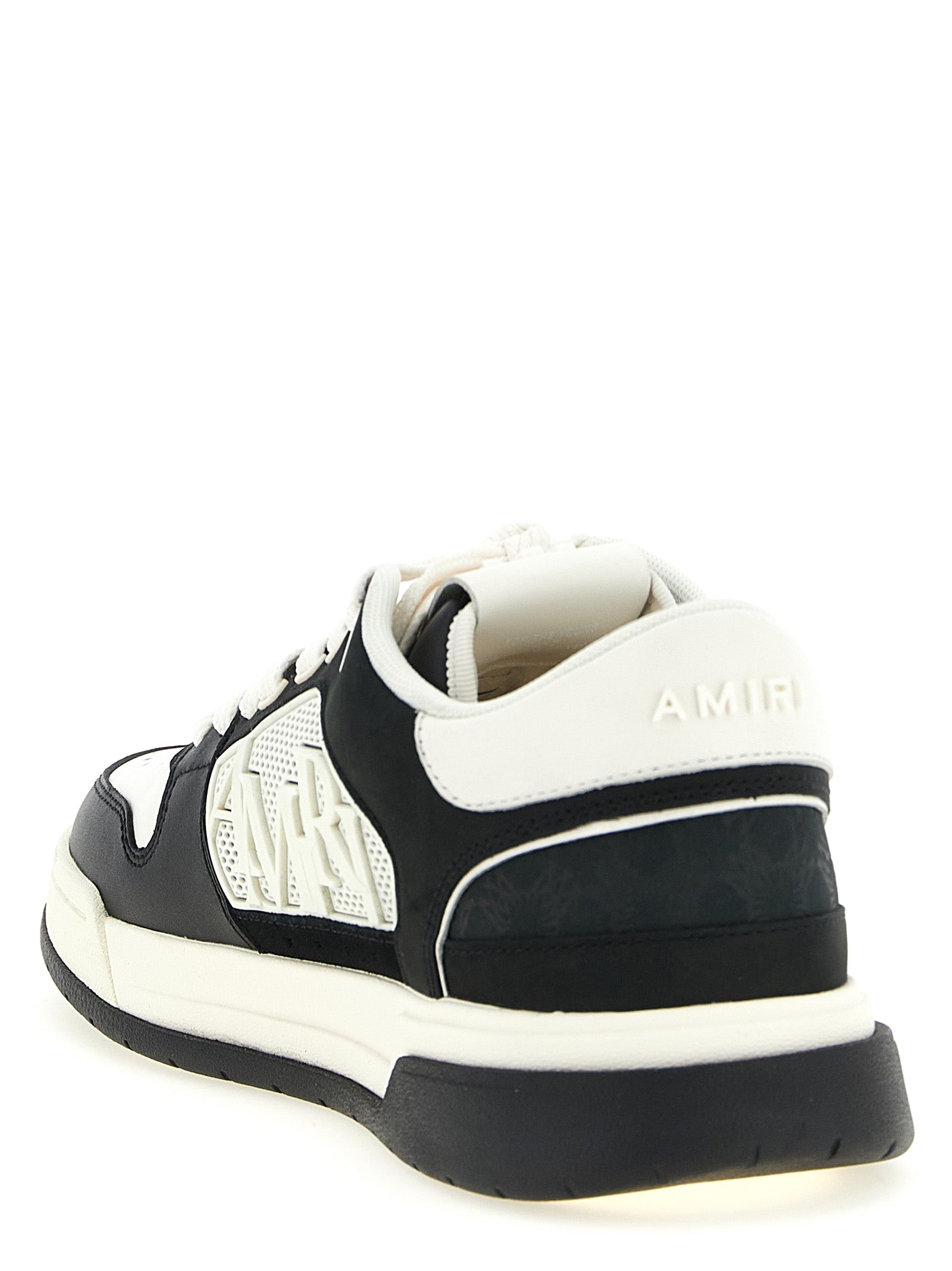 Amiri Bicolor Calfskin Low Top Sneakers | Artisanal Luxury Footwear