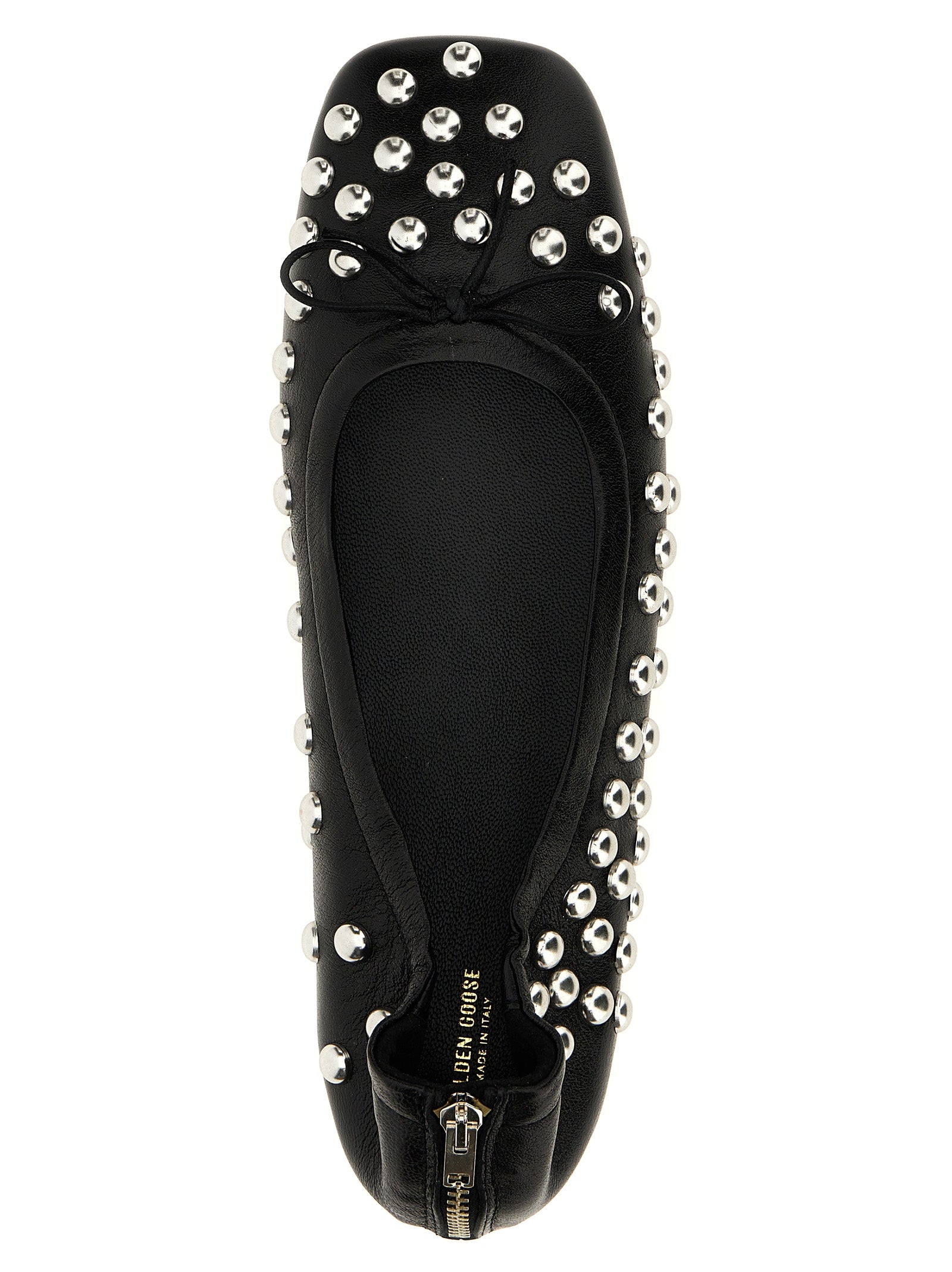 Golden Goose Black Lamb Leather Ballet Flats