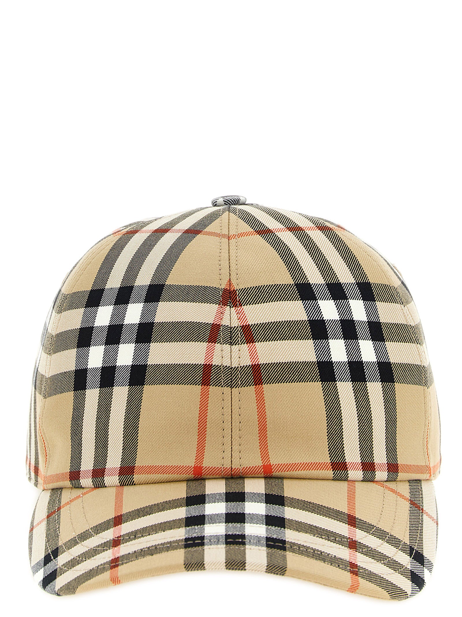 Burberry Beige Cotton Cap (Baseball Hat)