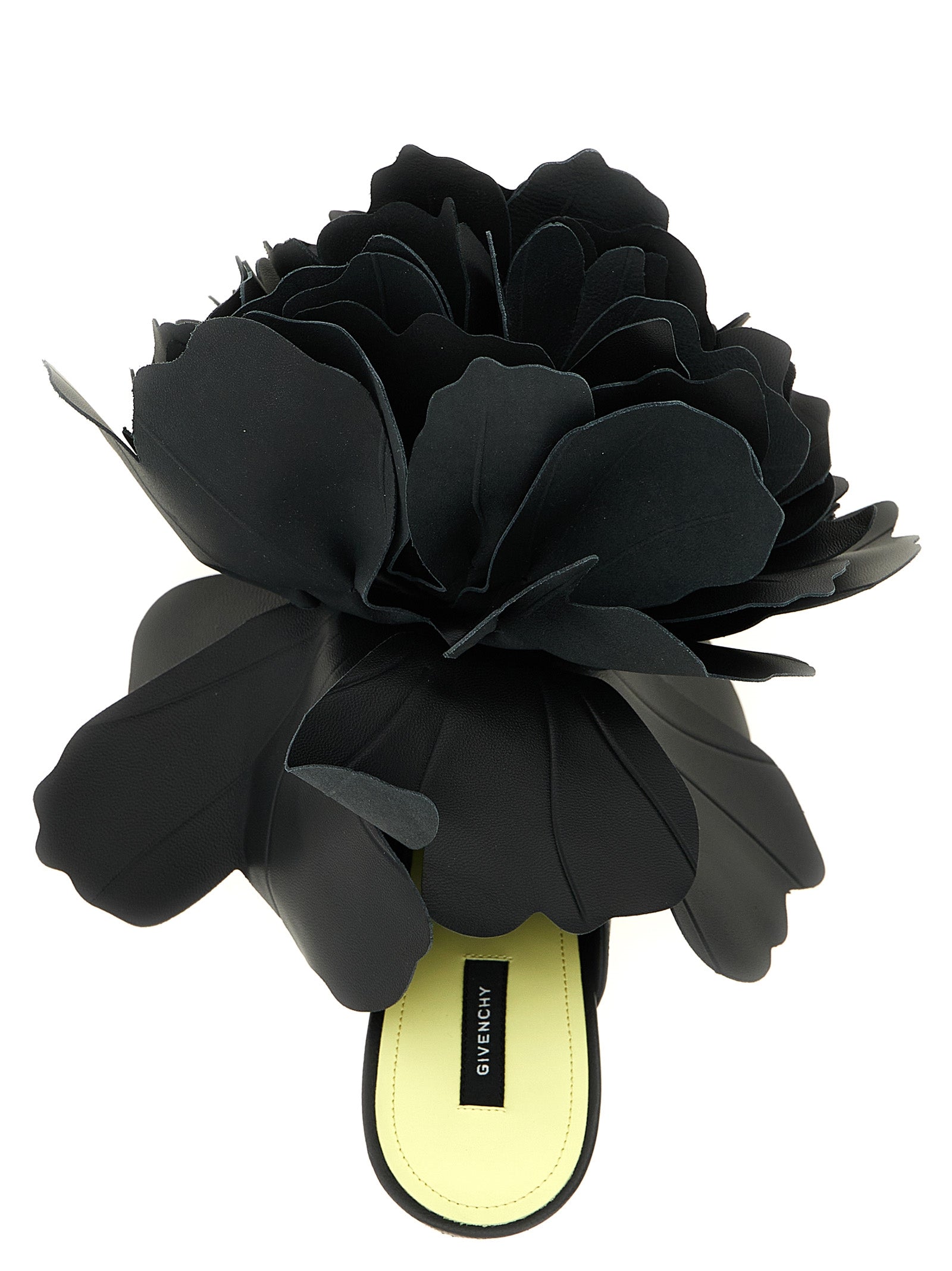 Givenchy Black Leather Stiletto Heel Sandals