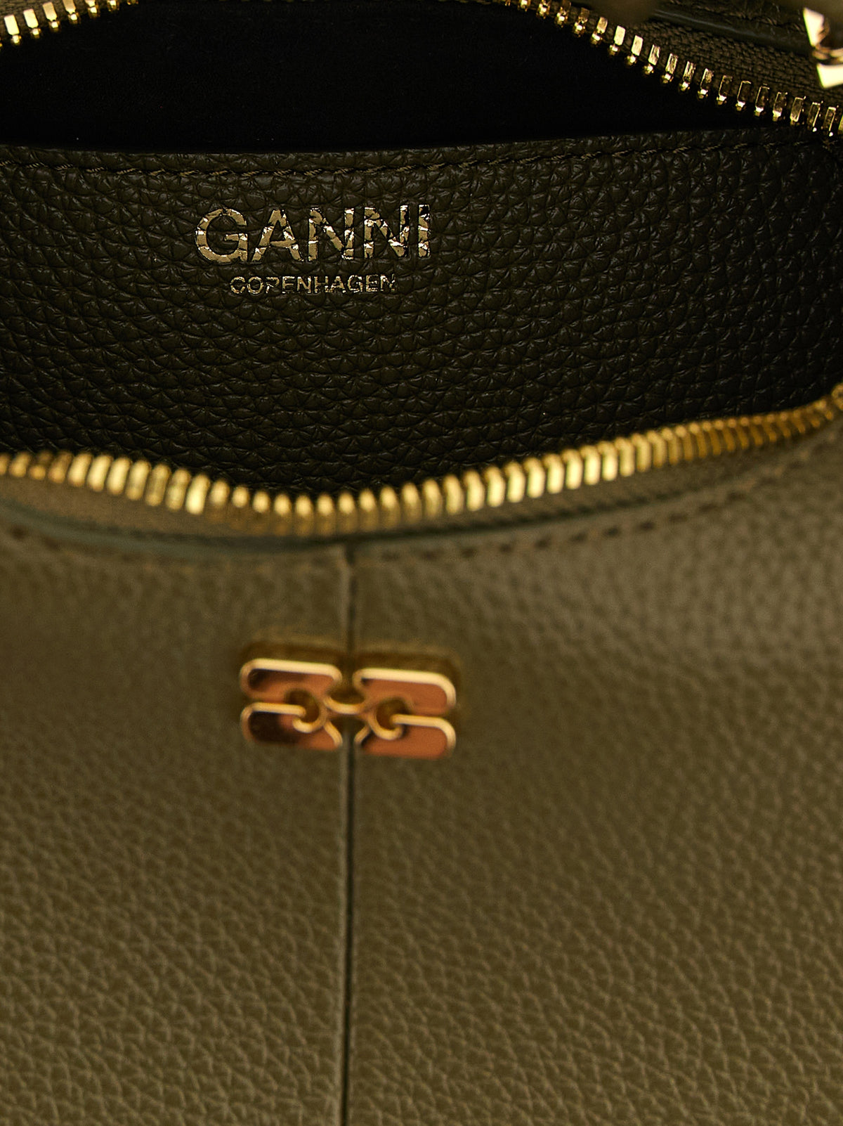 Ganni Mini Hobo Handbag - Chic Bicolor Sustainable Luxury
