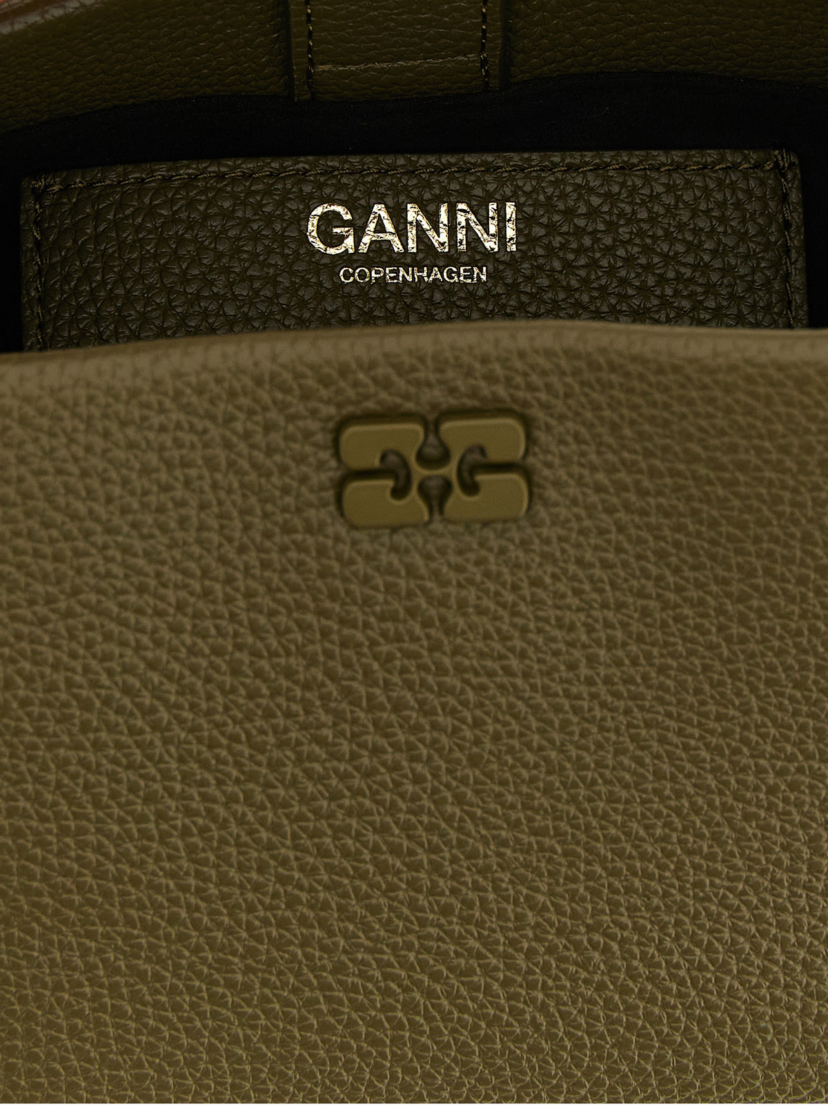 Ganni Bou Mini Handbag - Sustainable Luxury in Olive Green